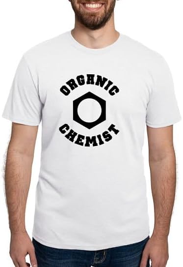 CafePress Organic Chemis T Shirt Men's Deluxe Tri-Blend T-Shirt - White