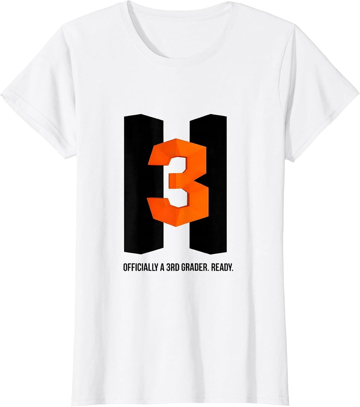 Officially A 3rd Grader Ready Funny 3rd Grade Teacher T-Shirt - White