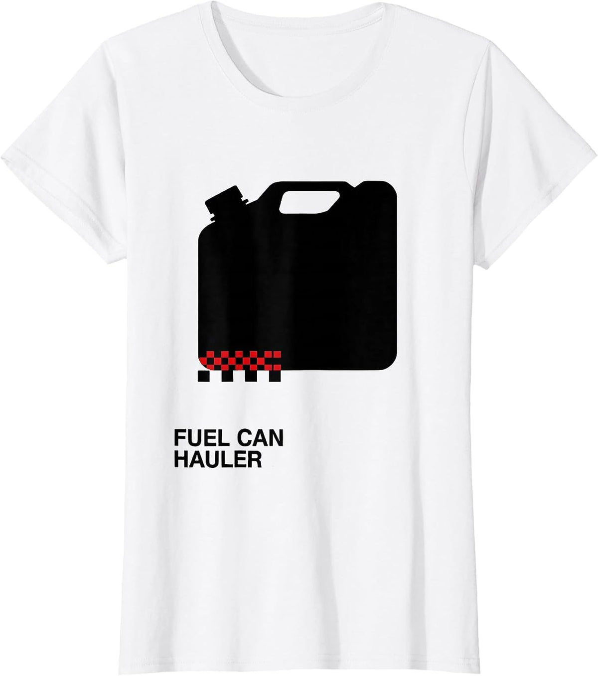 Women's Fuel Can Hauler Swiss International Racing Fan Motorsports T-Shirt - White