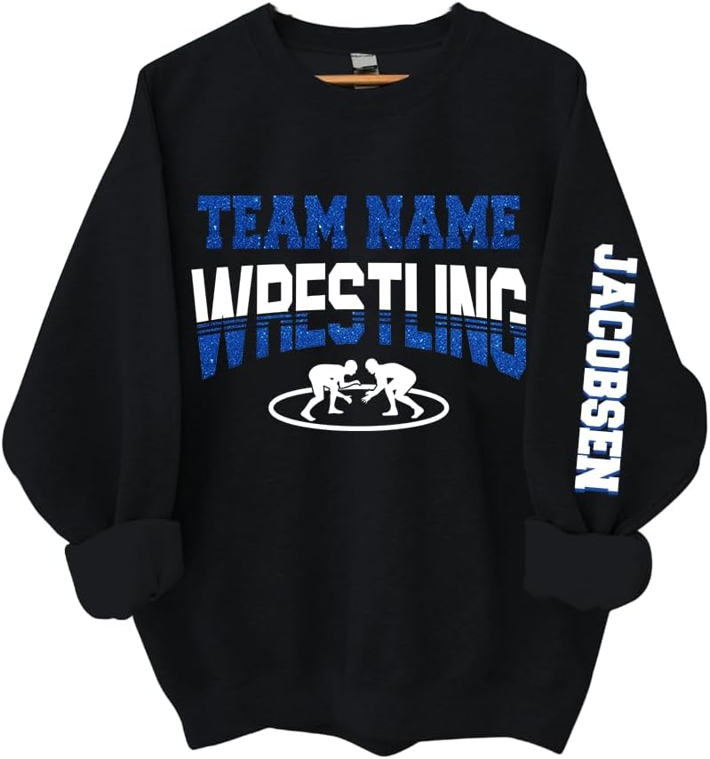 Personalized Mom Shirts & Sweatshirts - Women's Wrestling Mom Apparel - A05