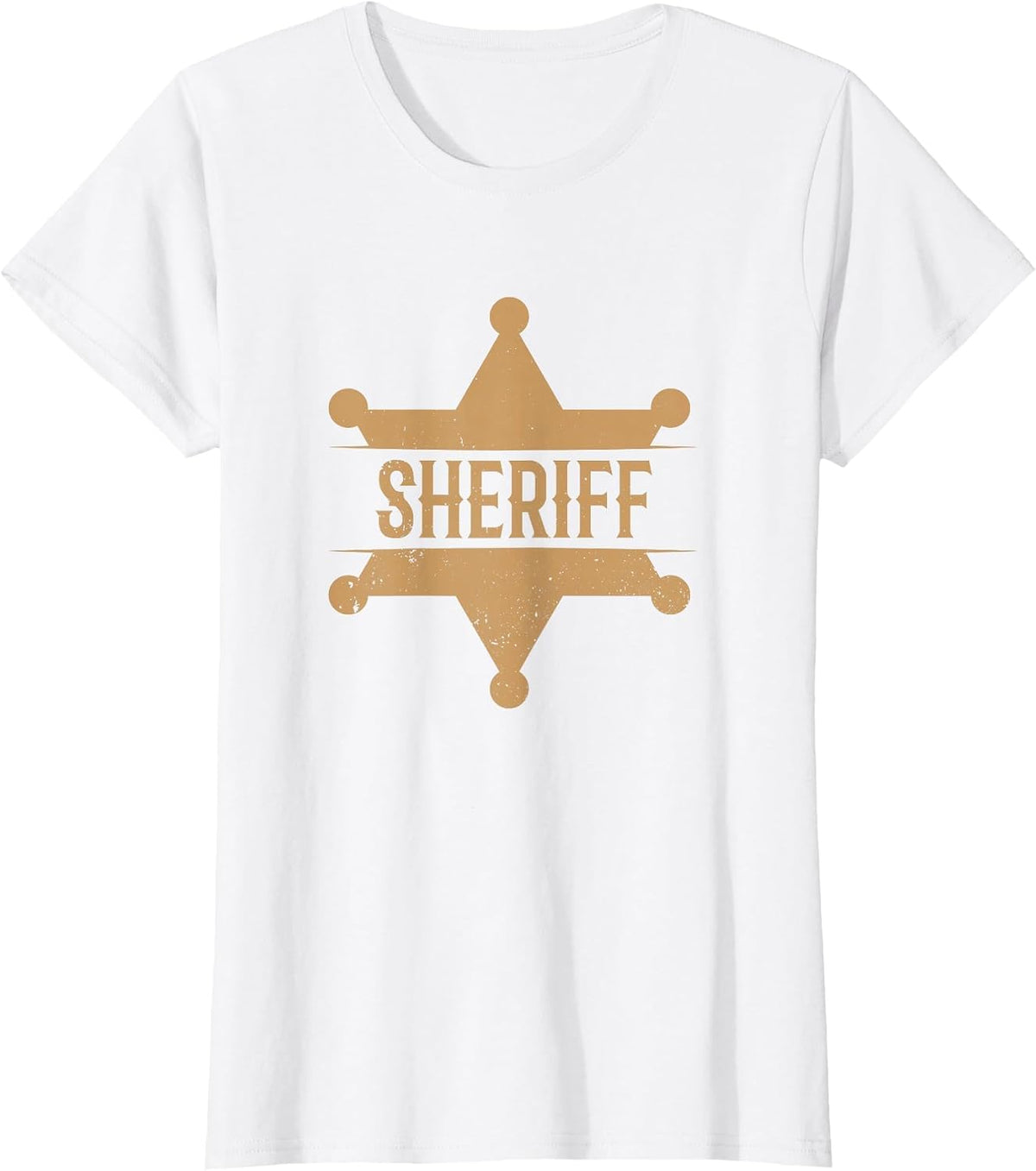 Unisex Sheriff Law Enforcement T-Shirt - White