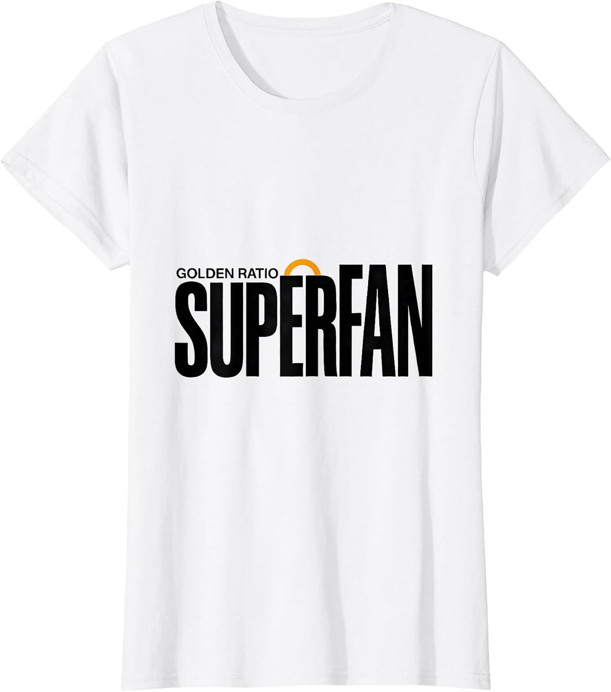 Women's Golden Ratio Superfan Math Enthusiast Sacred Geometry Phi T-Shirt - White