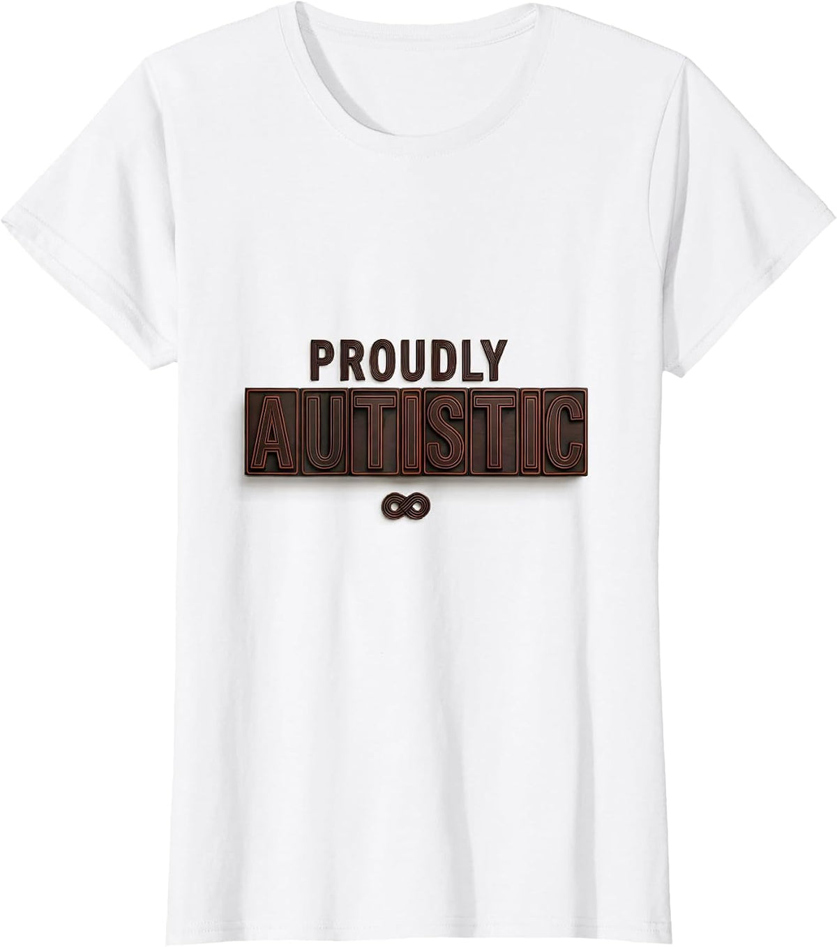 Women's Proudly Autistic Neurodiversity Identity Gift Awareness T-Shirt - White
