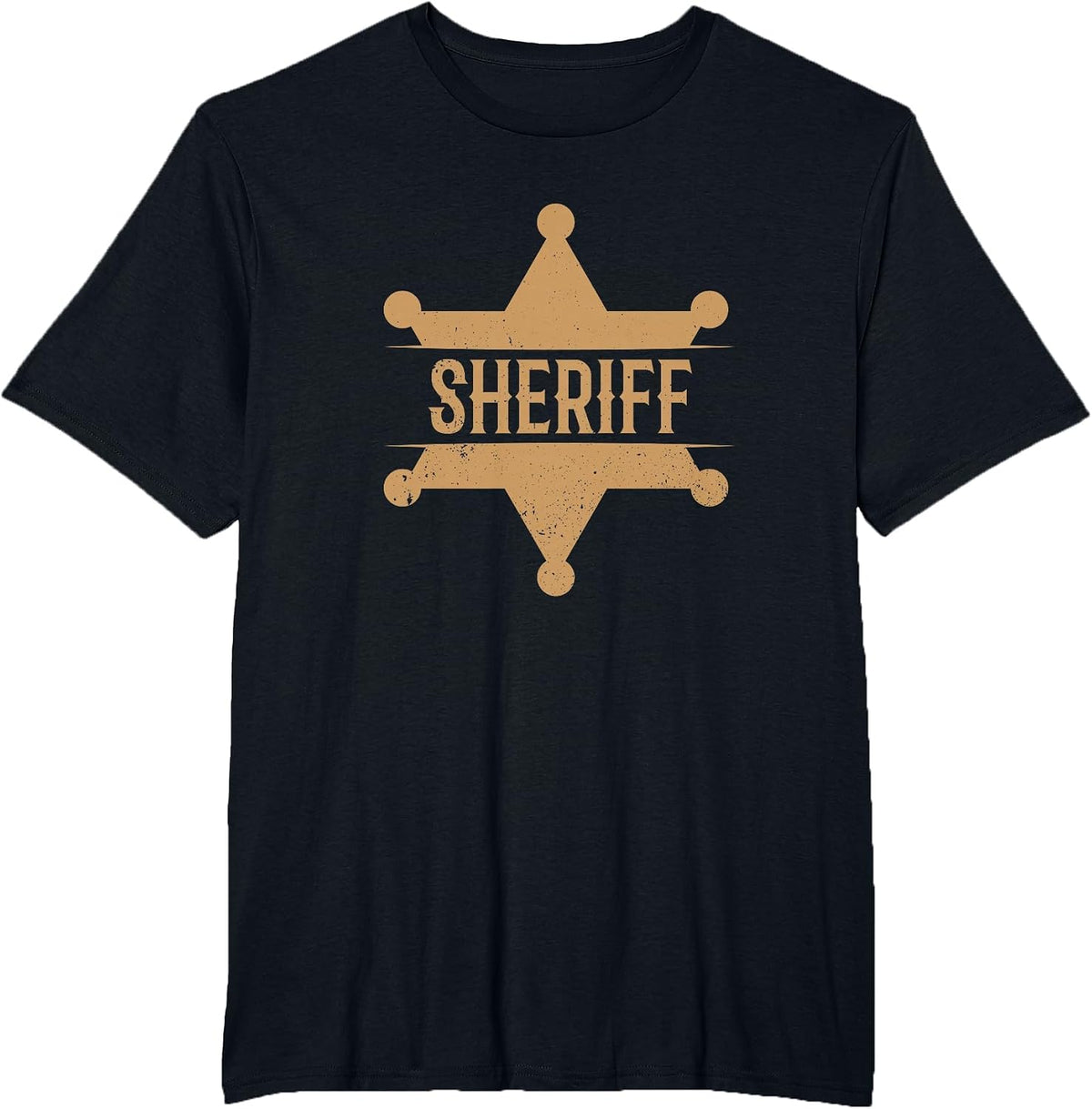 Unisex Sheriff Law Enforcement T-Shirt - Black