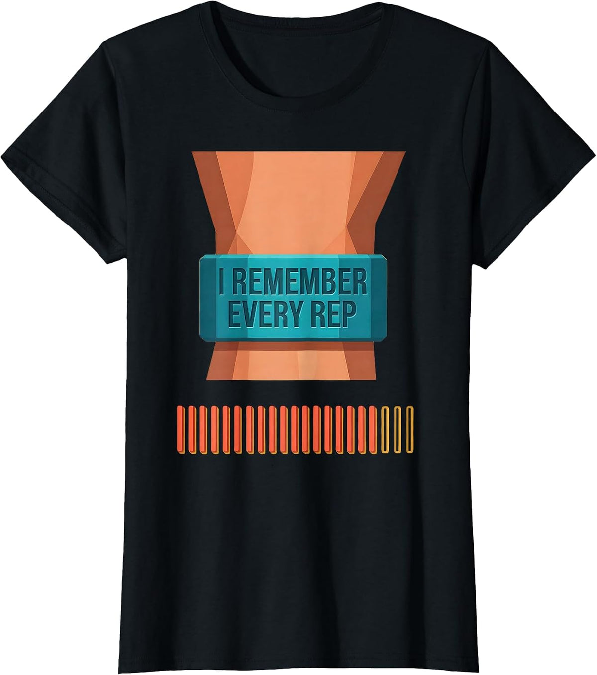 I Remember Every Rep Funny Physical Therapist PT OT Gift T-Shirt - Black