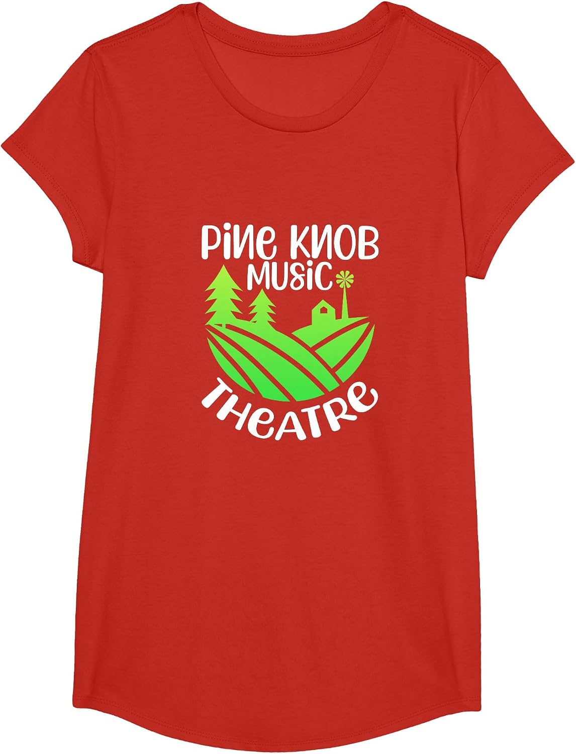 Pine Knob Music Theatre Musician Musical T-Shirt - Girls Red
