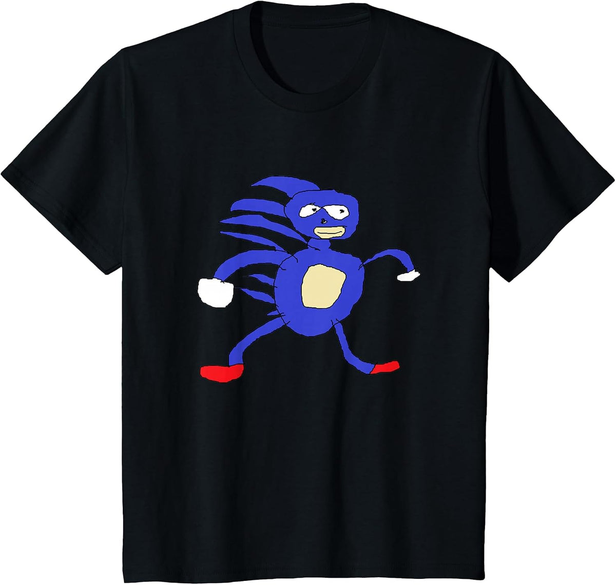 Sanik Meme T-Shirt - Black