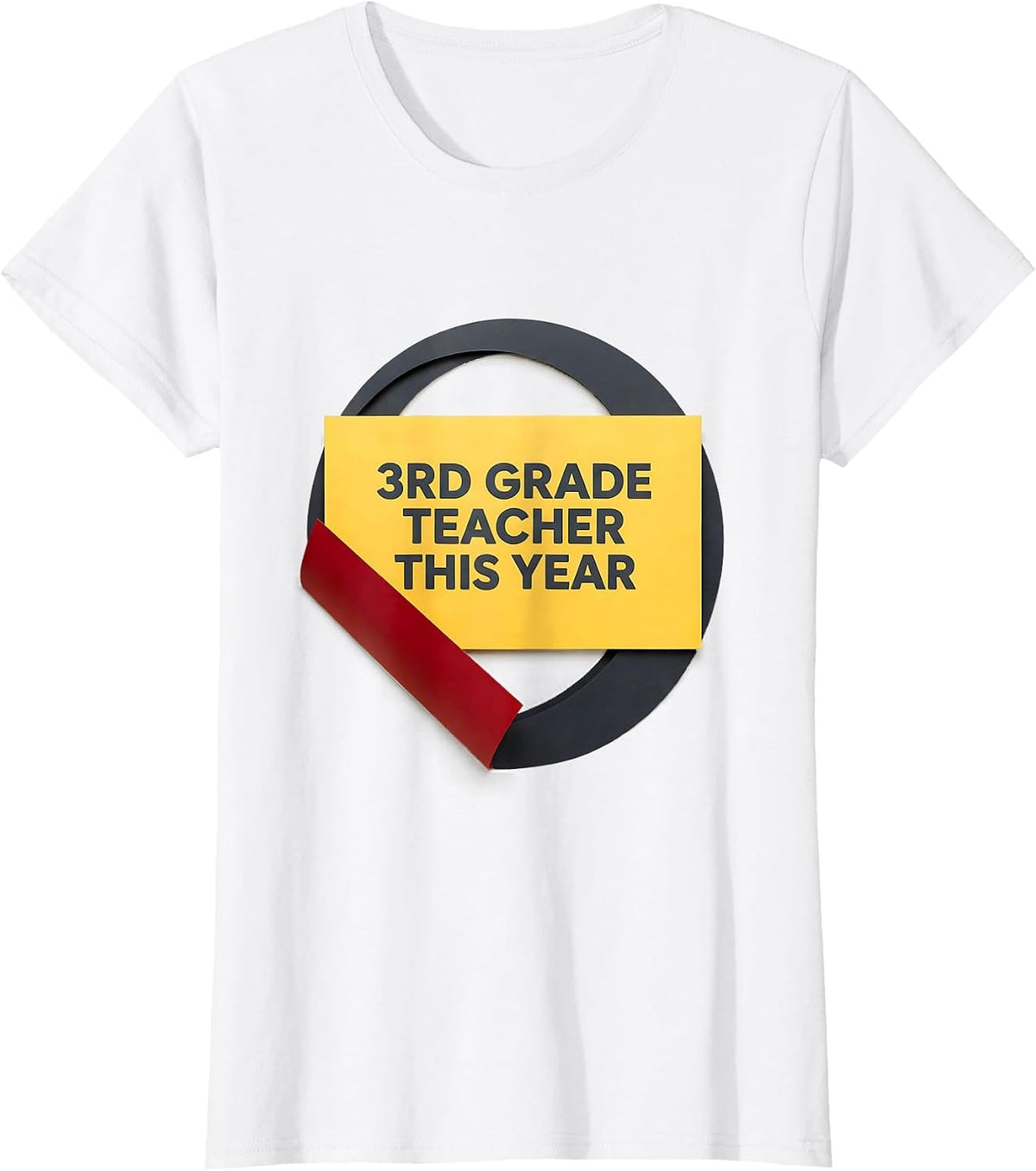 3rd Grade Teacher This Year Wholesome Back To School Gift T-Shirt - White