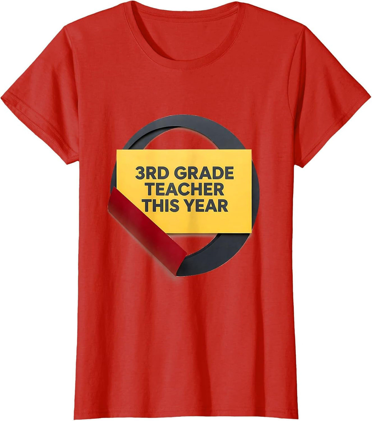 3rd Grade Teacher This Year Wholesome Back To School Gift T-Shirt - Red