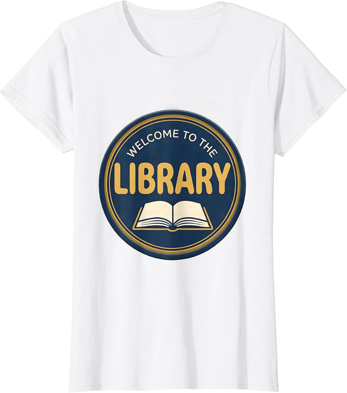 Welcome To The Library Funny Library Crew Teacher First Day T-Shirt - White