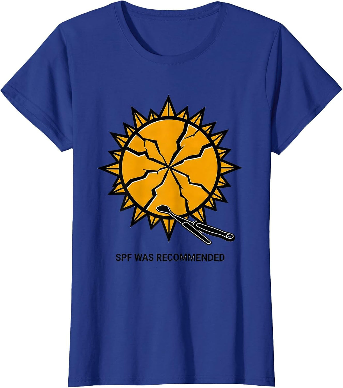 Women's SPF Was Recommended Swiss International Esthetician Skincare T-Shirt - Royal Blue