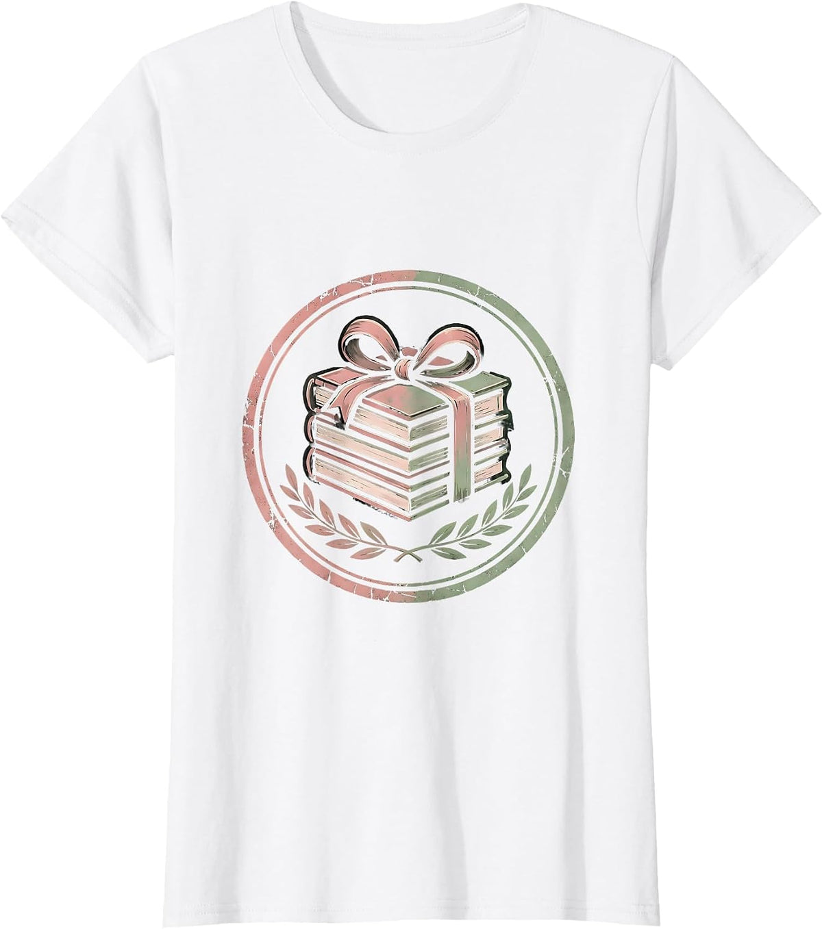 Classic Novels Stack English Teacher Gift T-Shirt - White