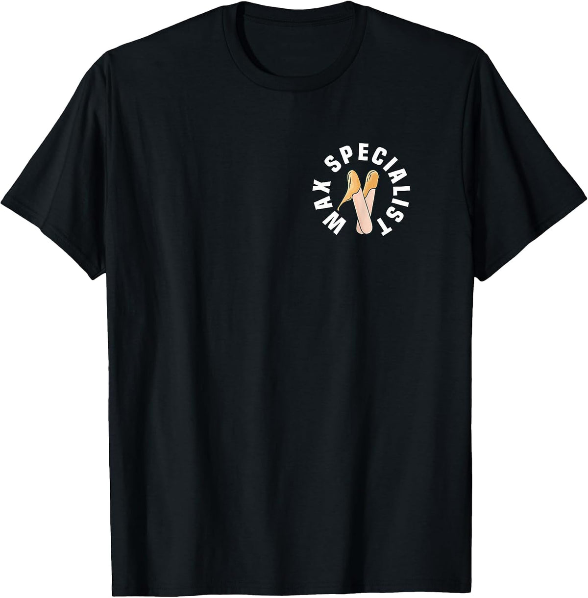Wax Specialist Pocket Apparel Esthetician T-Shirt - Black