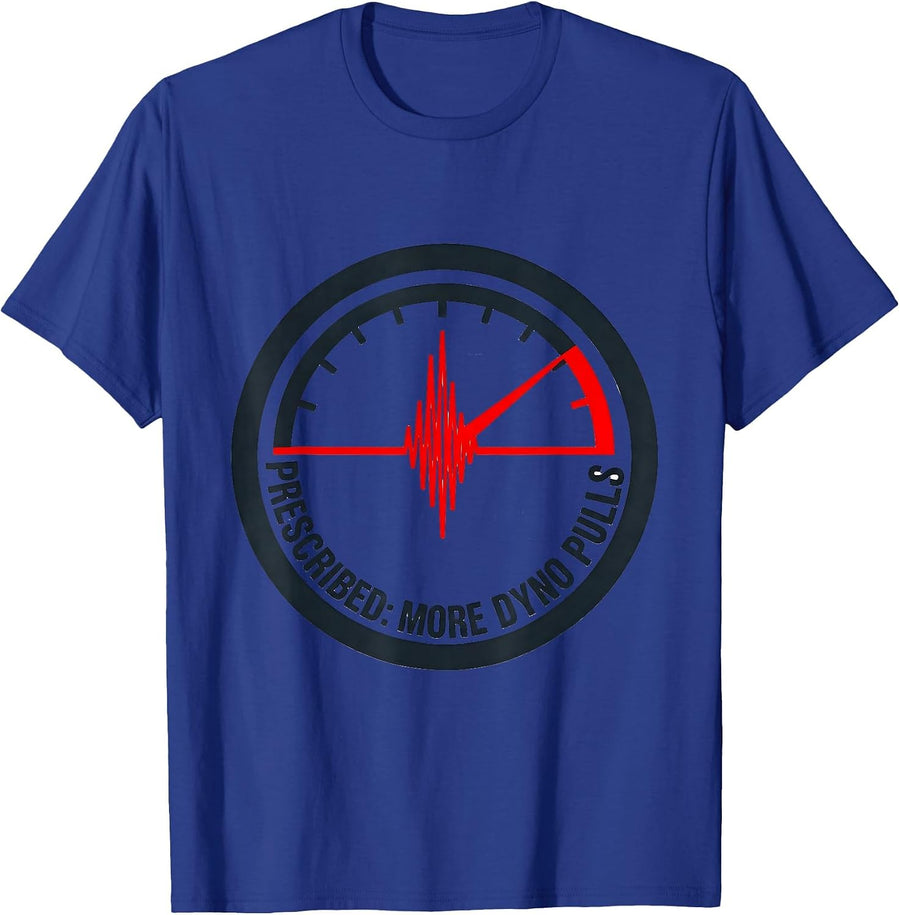 More Dyno Pulls Funny Car Guy Auto Mechanic Drag Racing T-Shirt - Royal Blue
