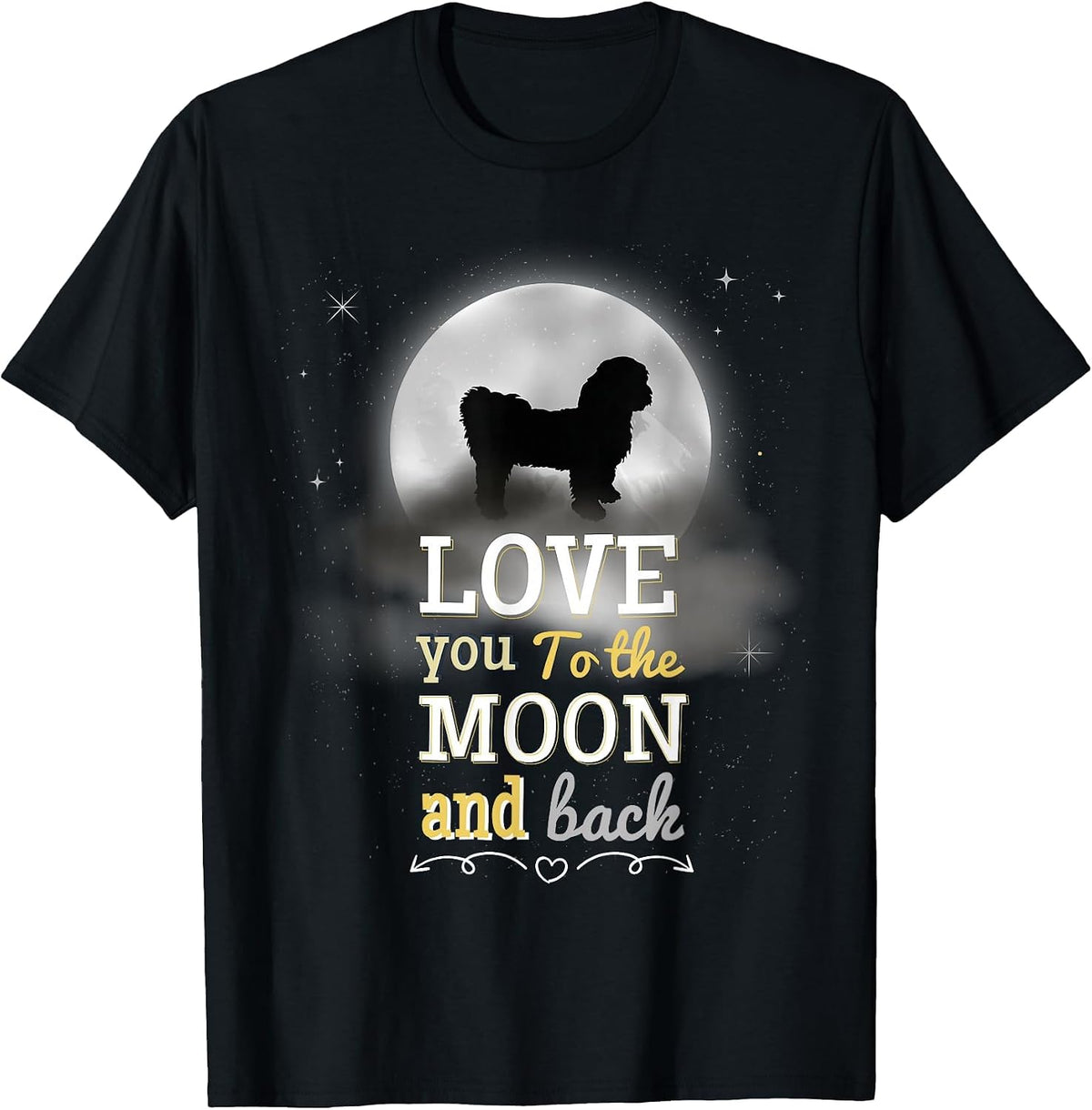 Shih-Tzu Shih-Dog T-Shirt, Men, Black, Small - As Pictured