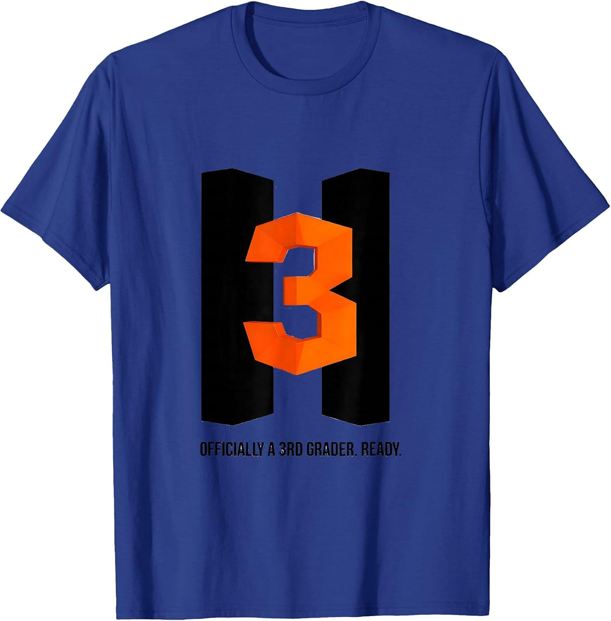 Officially A 3rd Grader Ready Funny 3rd Grade Teacher T-Shirt - Royal Blue