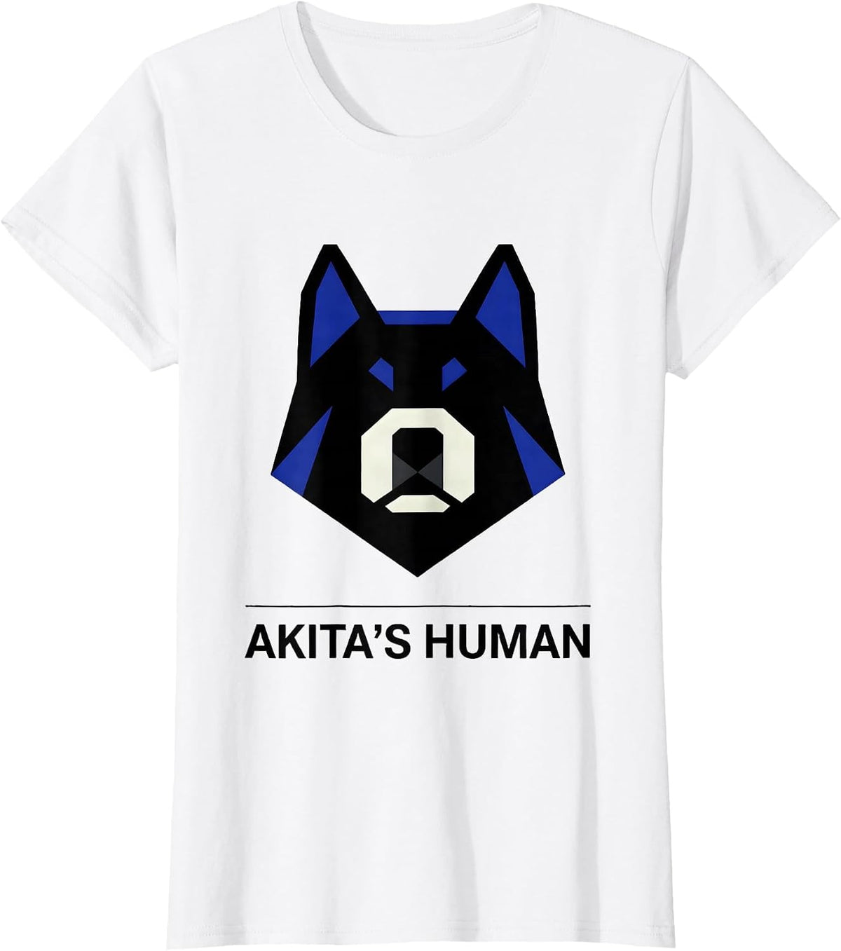 Akita's Human Cute Kawaii Dog Breed Lover Gift T-Shirt - White