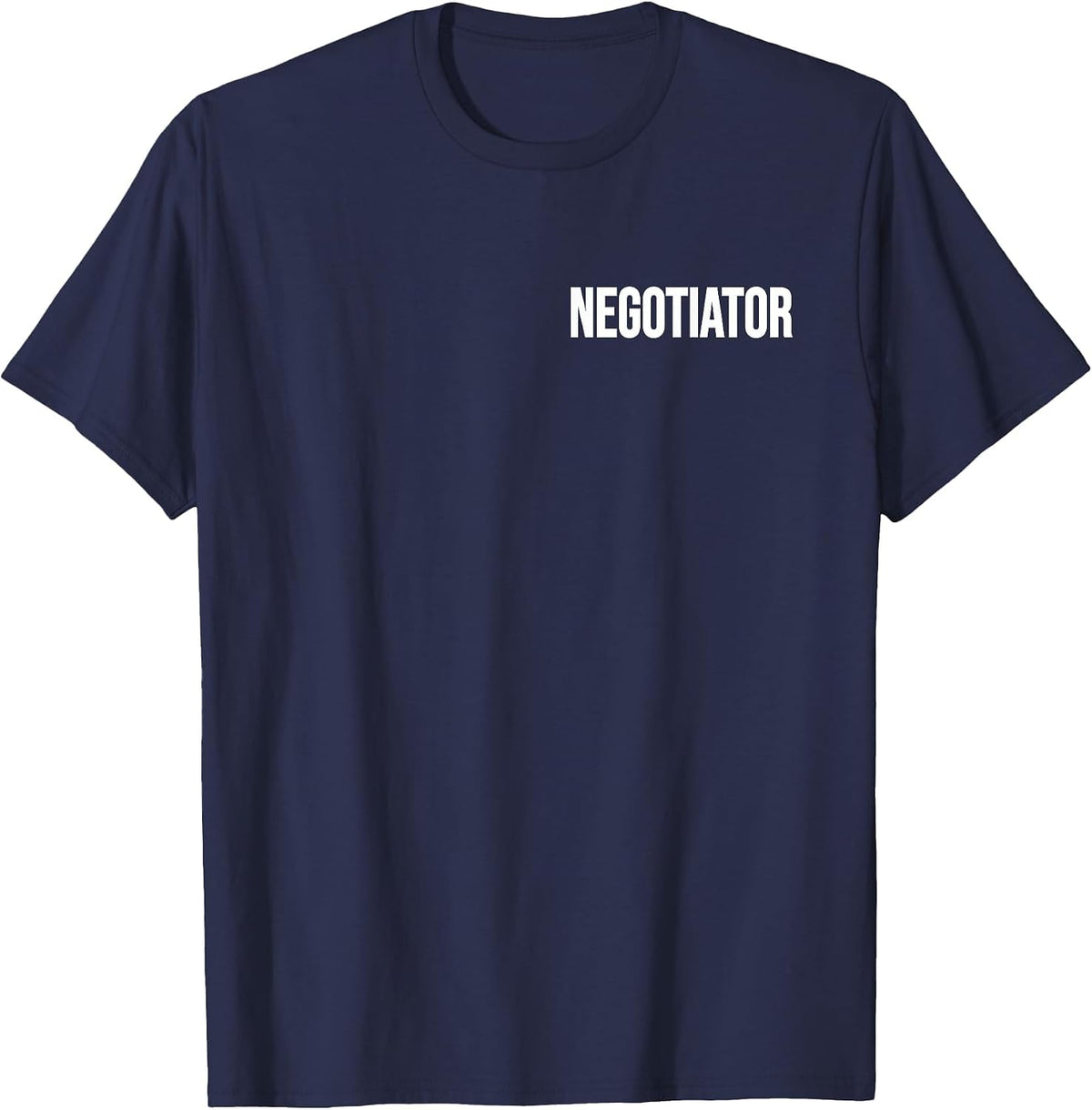 Negotiator Police Law Enforcement Hostage Crisis T-Shirt - Navy Blue