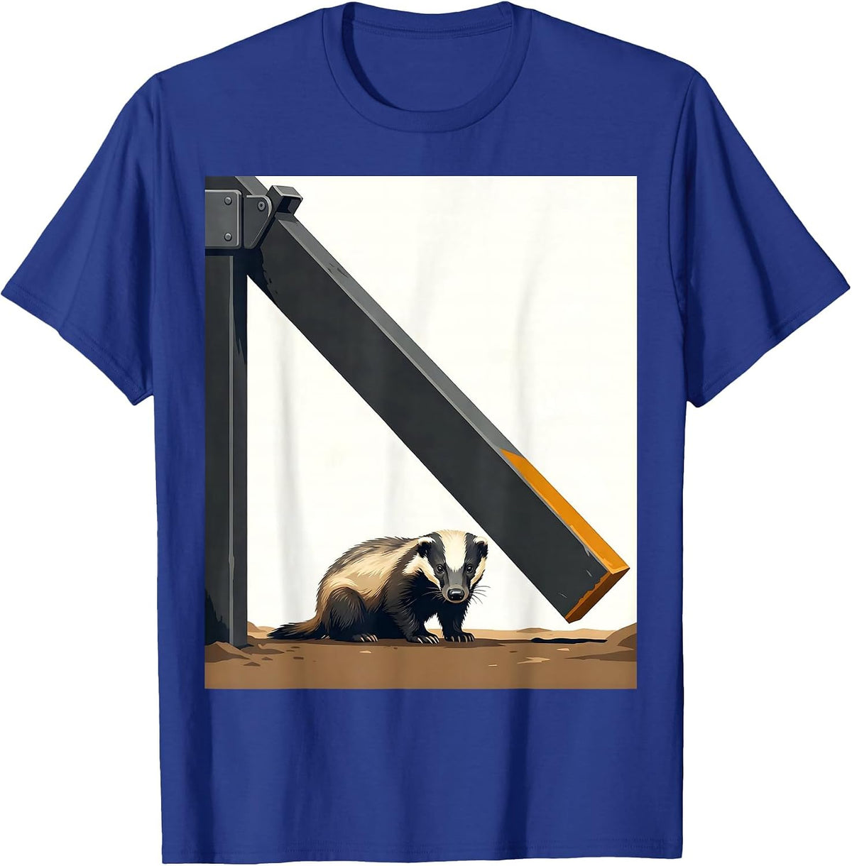 Men's Honey Badger Gate Arm Funny Animal Lover Gift T-Shirt - Royal Blue