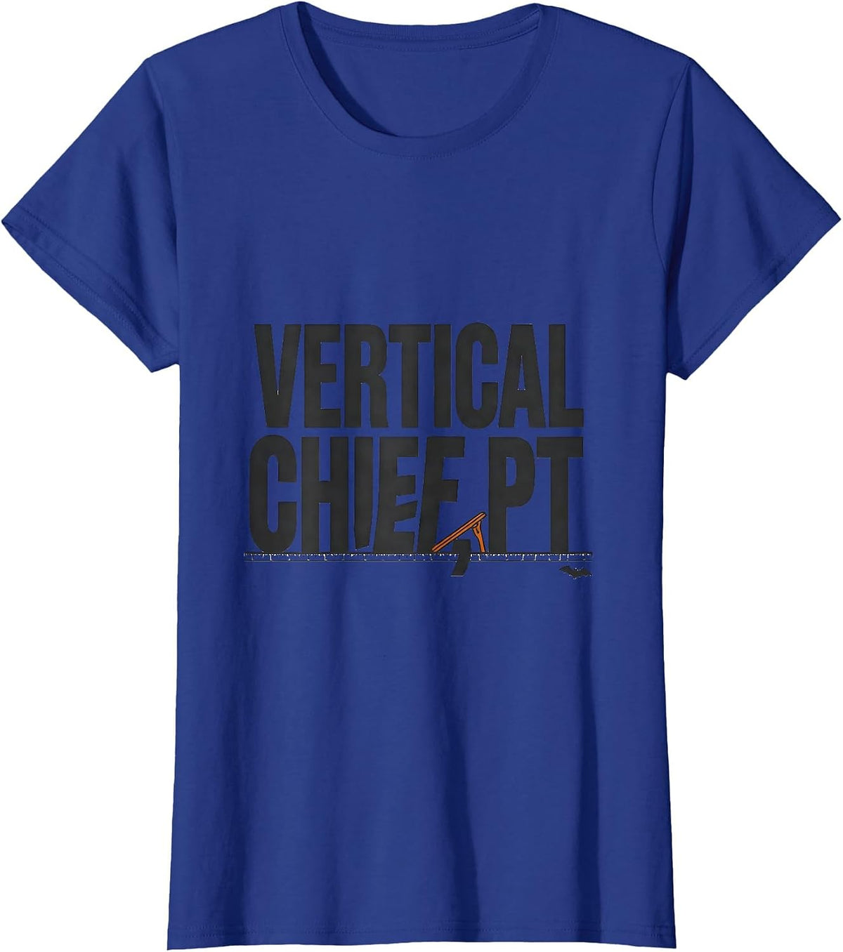 Women's Vertical Chief PT Occupational Therapy Halloween Trick T-Shirt - Royal Blue
