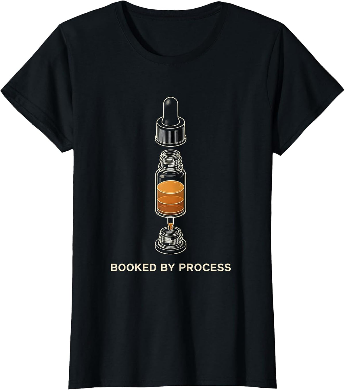 Booked By Process Licensed Esthetician Skincare Professional T-Shirt - Black
