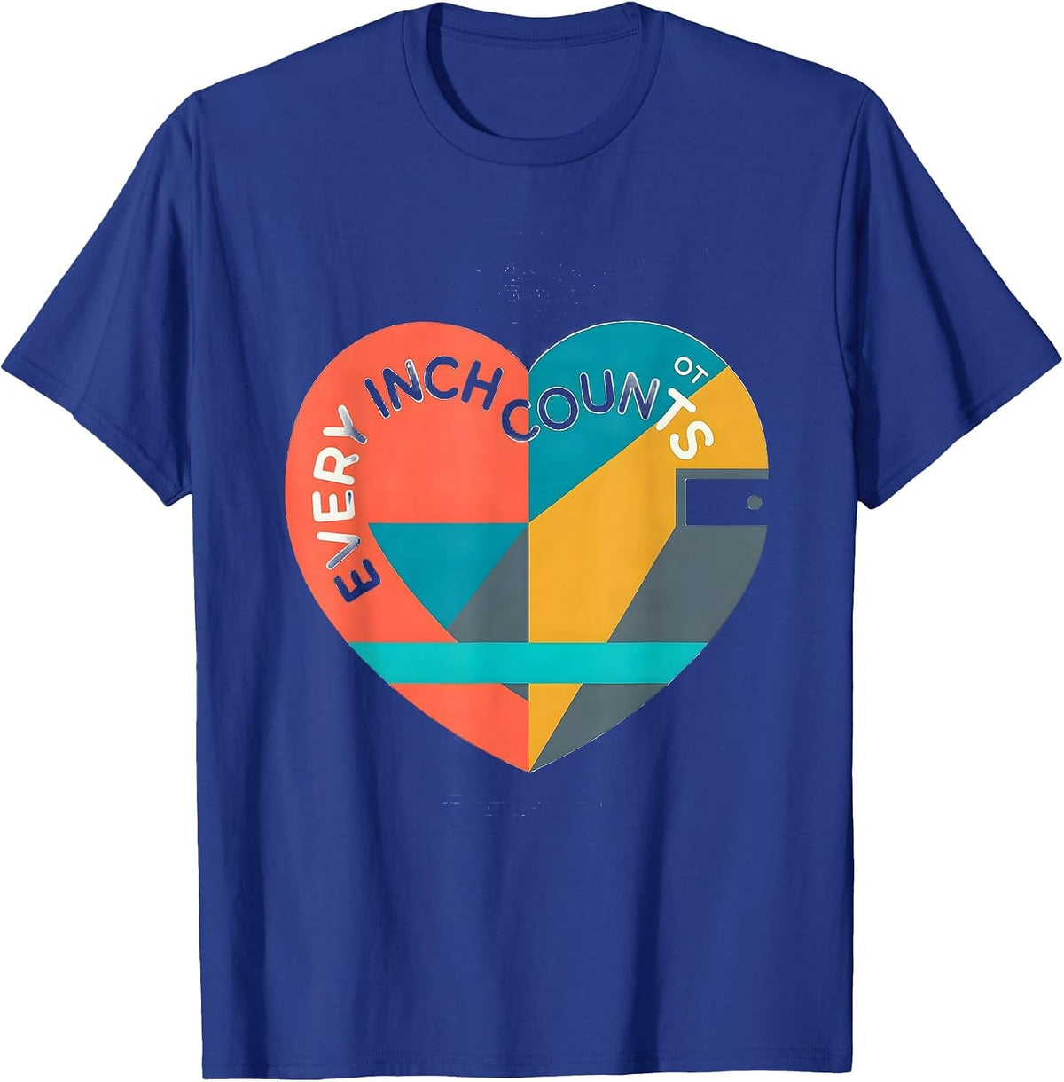 Every Inch Counts OT Occupational Therapy Valentine Candy T-Shirt - Royal Blue
