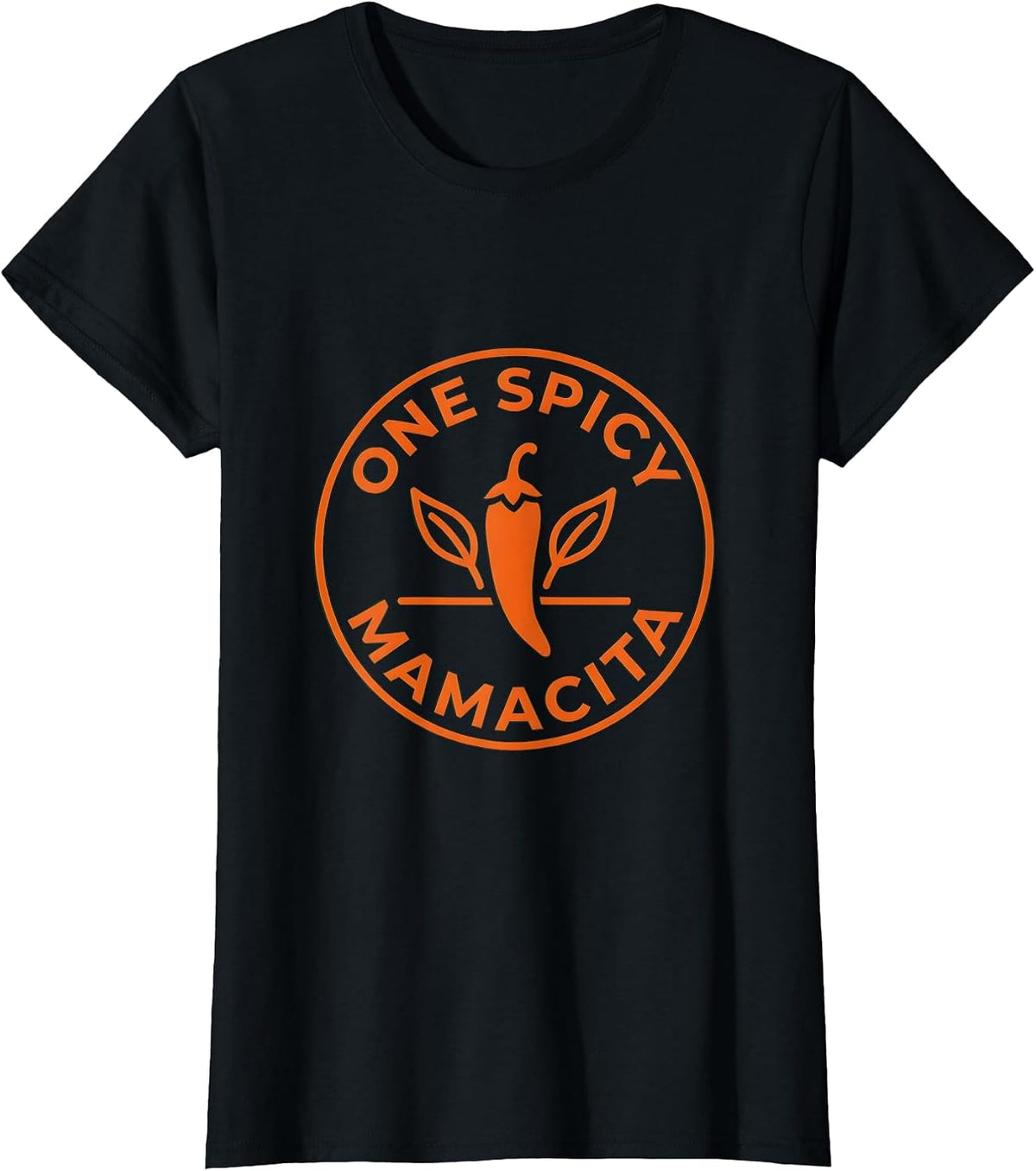 One Spicy Mamacita Bold Latina Pride Design T-Shirt - Black