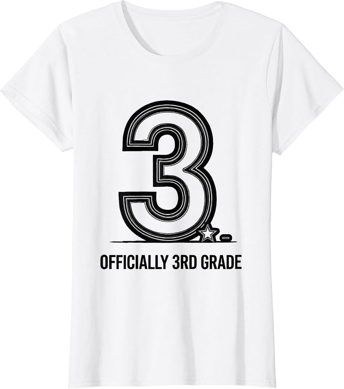 Officially 3rd Grade Retro Back To School Teacher Student T-Shirt - White