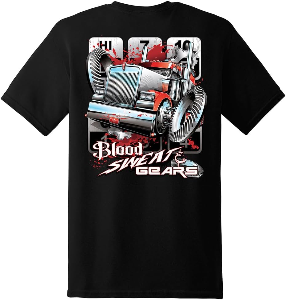 Diesel Life - Mens T-Shirts - Black\/Red\/White