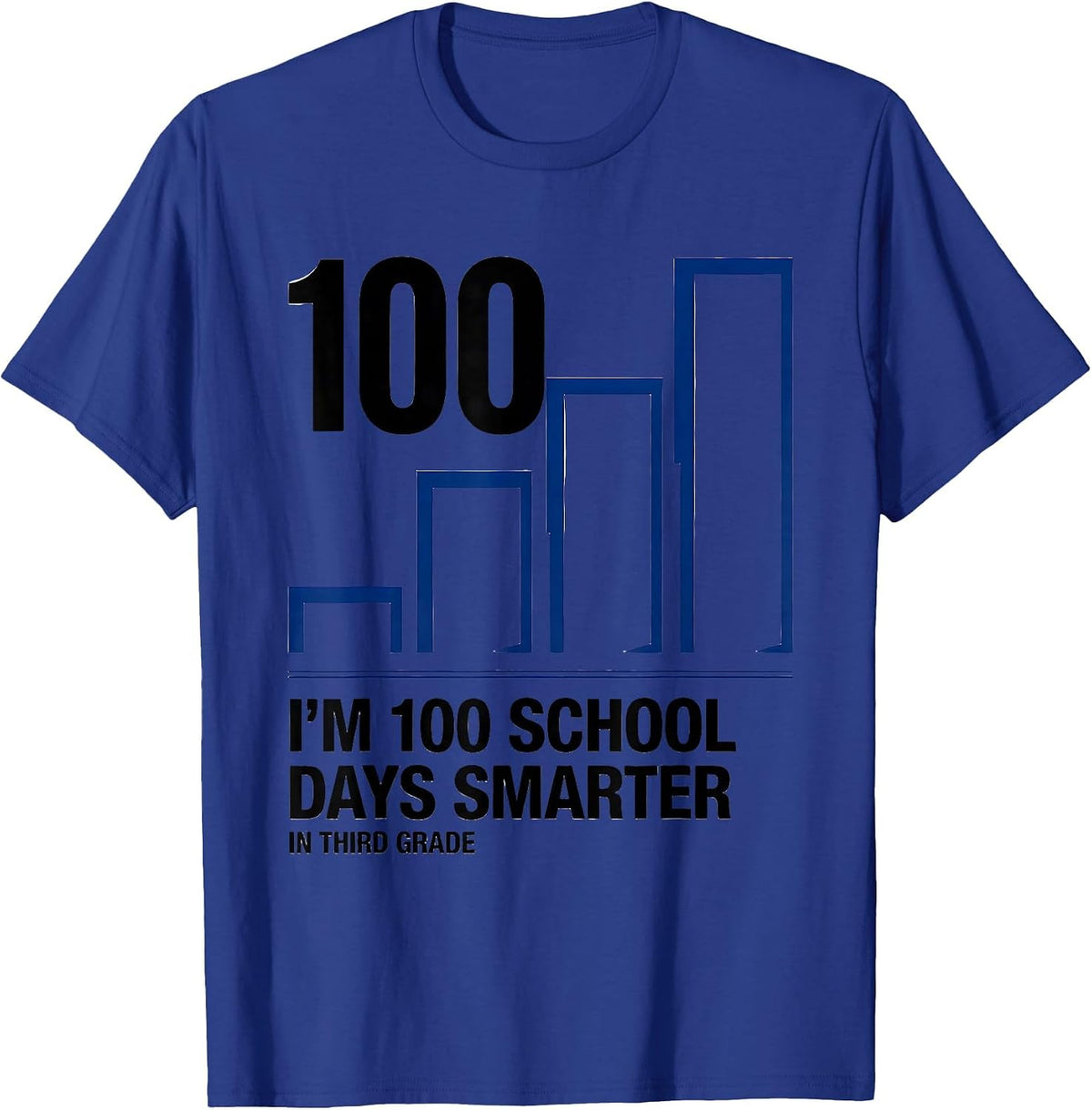 Men's I'm 100 School Days Smarter In Third Grade Teacher T-Shirt - Royal Blue