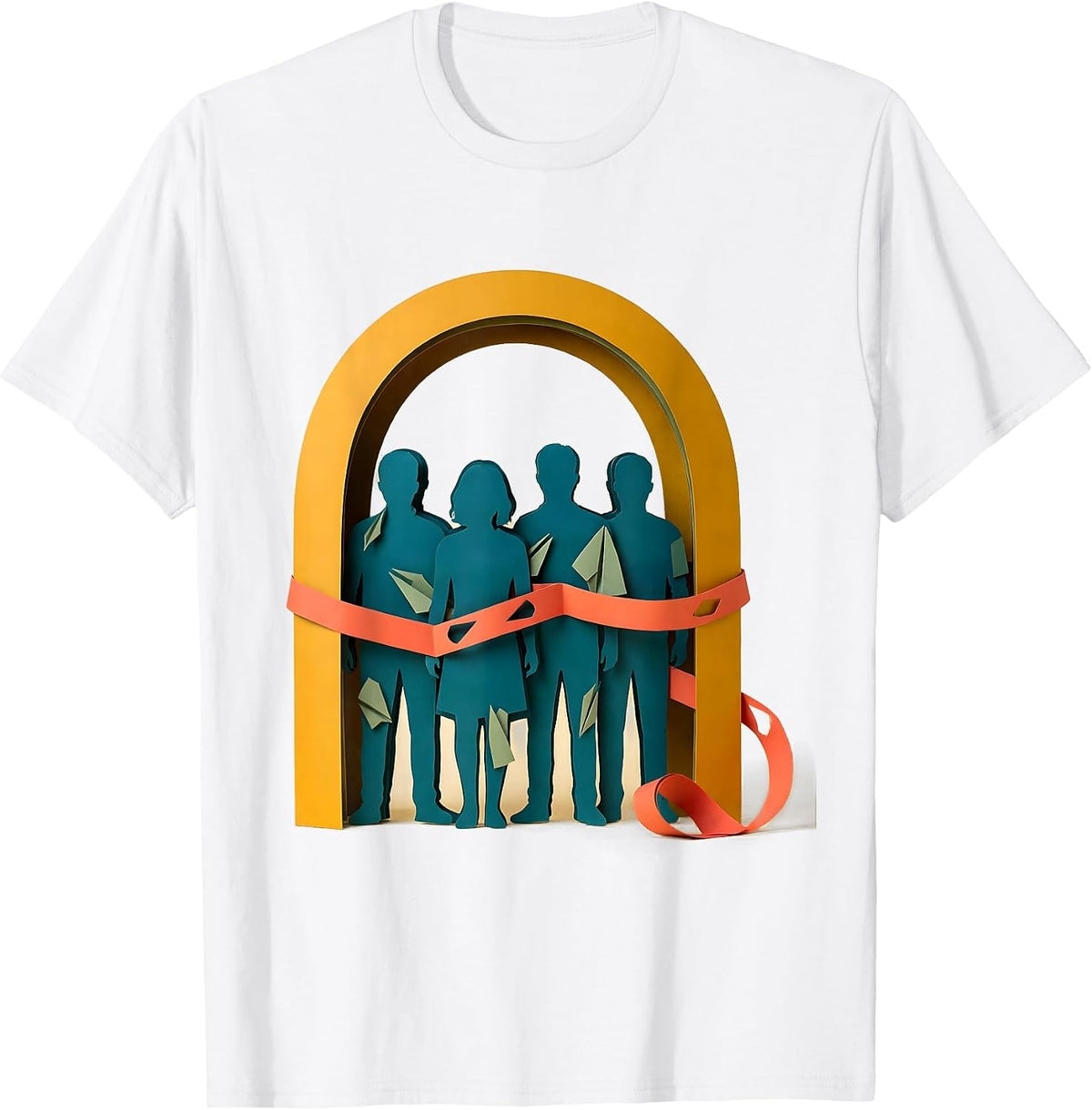 Men's Broad Arch Learner Inclusion Classroom Staff Special T-Shirt - White