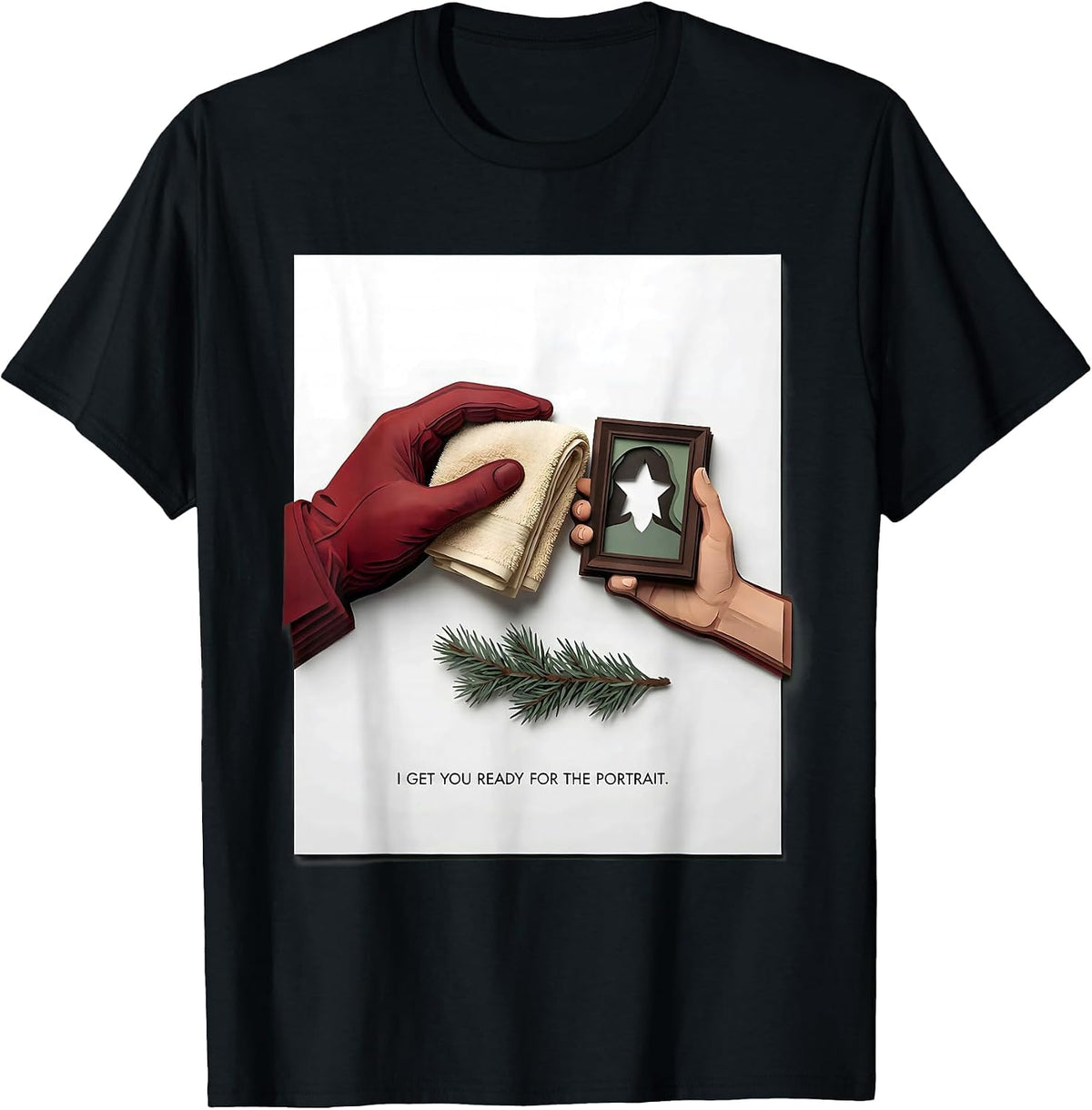 Men's I Get You Ready For The Portrait Funny Esthetician Skincare T-Shirt - Black