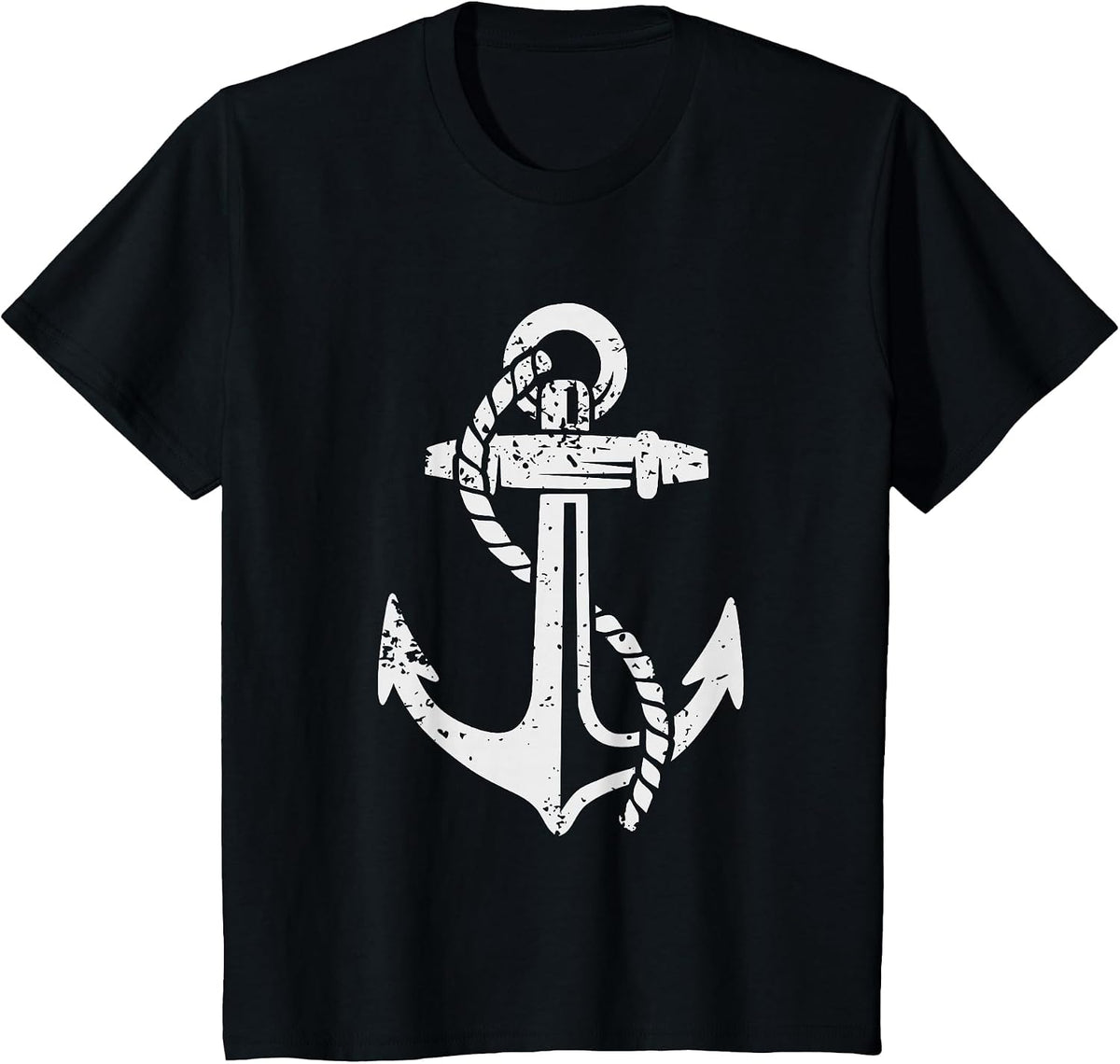 Sailor Costume Boat Anchor Sailing Captain T-Shirt - Black