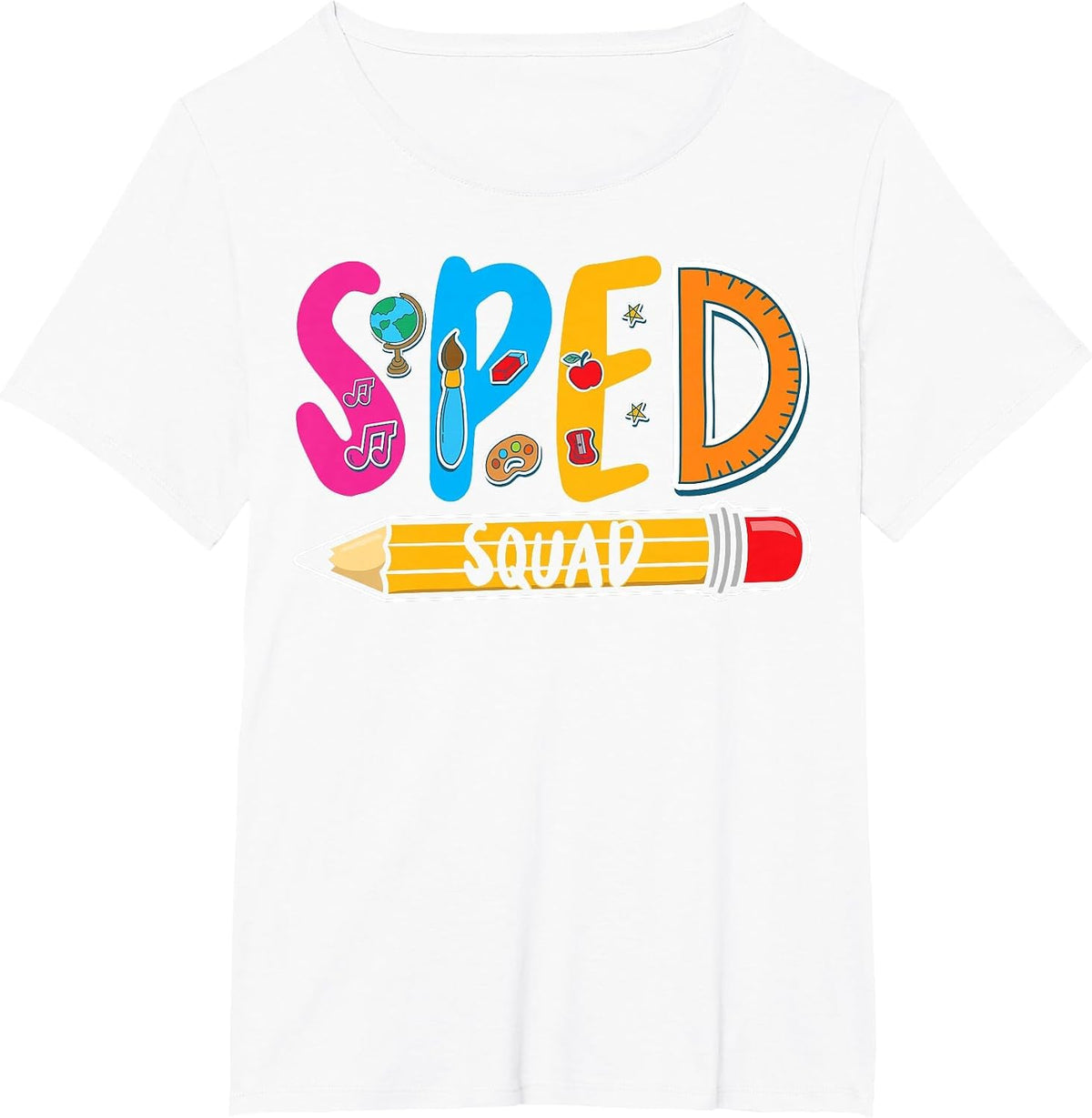 Special Education Teacher Sped Squad SPED Teacher T-Shirt - White