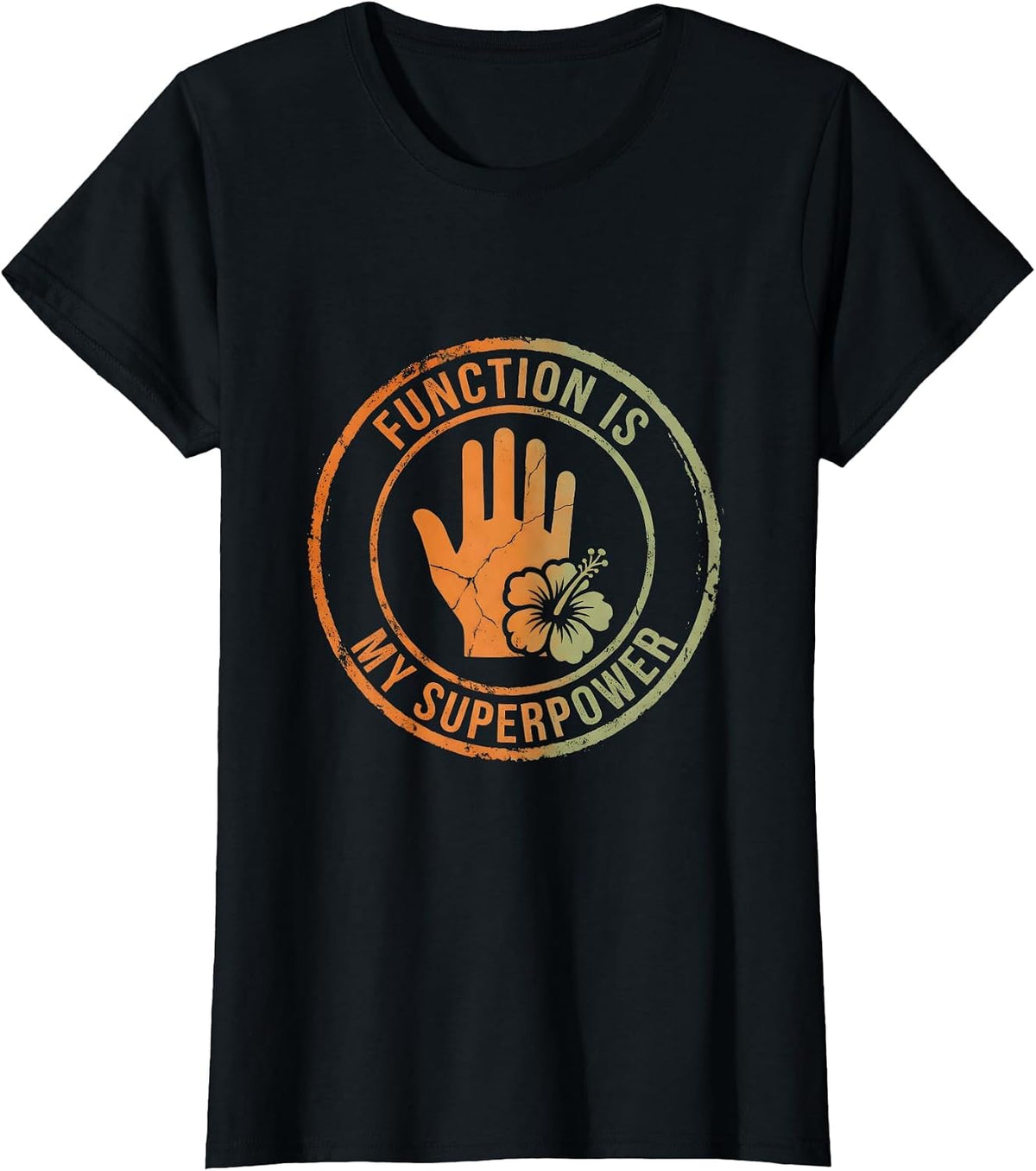Women's Function Is My Superpower Occupational Therapy T-Shirt - Black