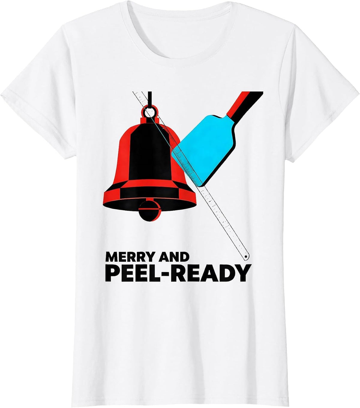 Merry And Peel-Ready New Wave Esthetician Dermatology T-Shirt - White