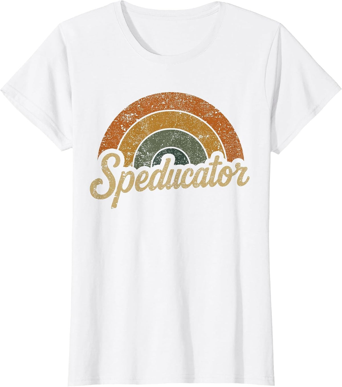Speducator Special Education Teacher Vintage SPED Squad T-Shirt - White