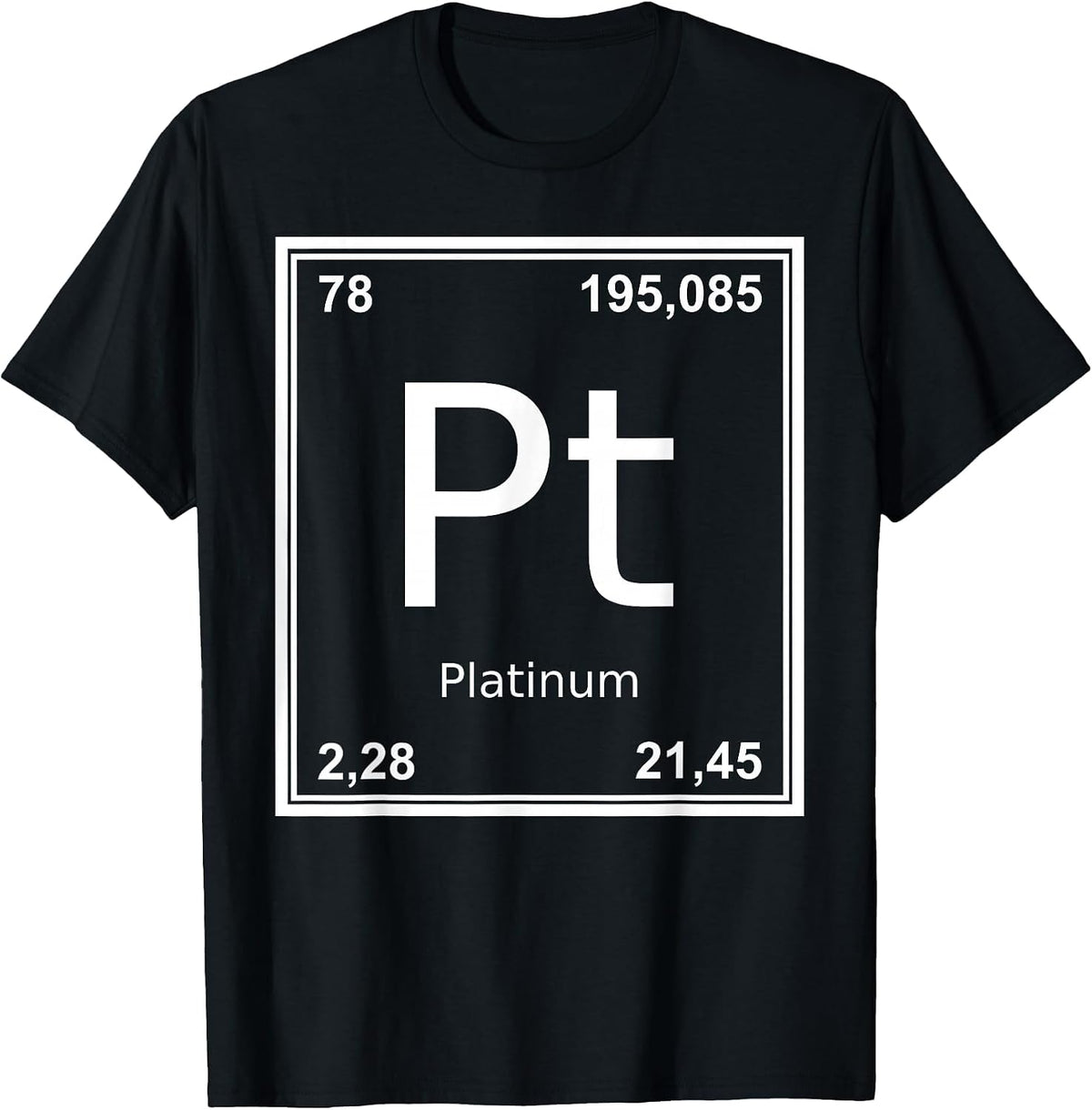 Platinum Symbol Costume T-Shirt - Black
