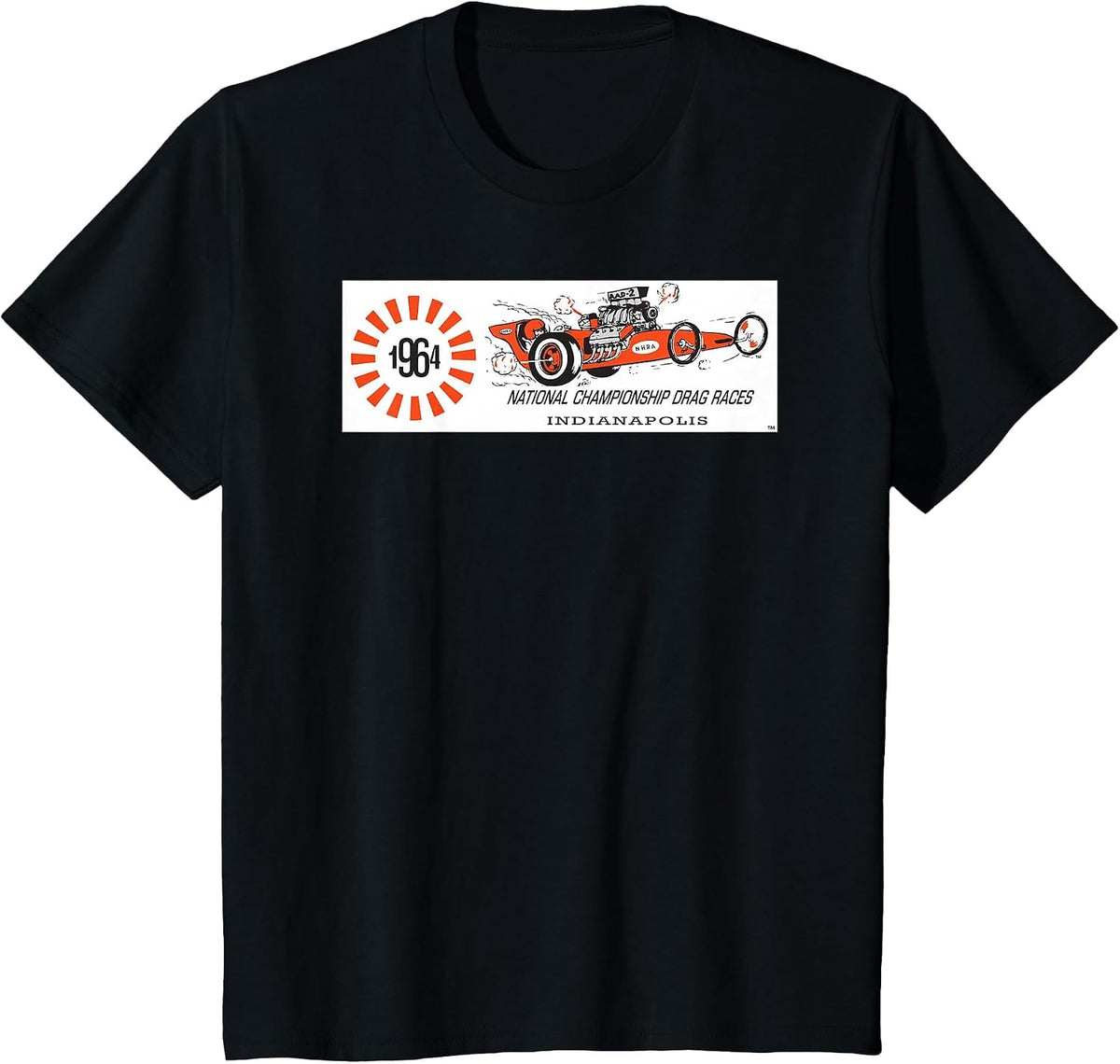 NHRA 1964 National Championship T-Shirt - Black