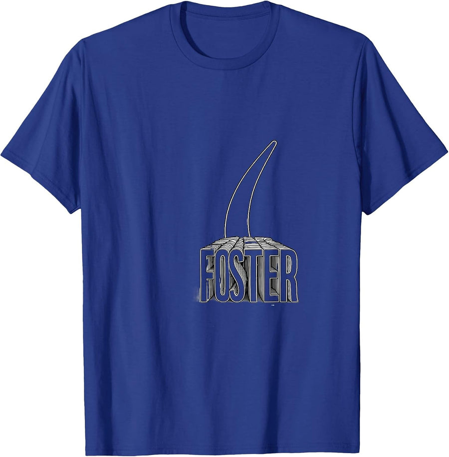 Foster Vintage Western Flag Name Gift T-Shirt - Royal Blue