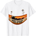 Men's Honey Badger Pays No Mind Funny Animal Humor Retro 70s T-Shirt - White