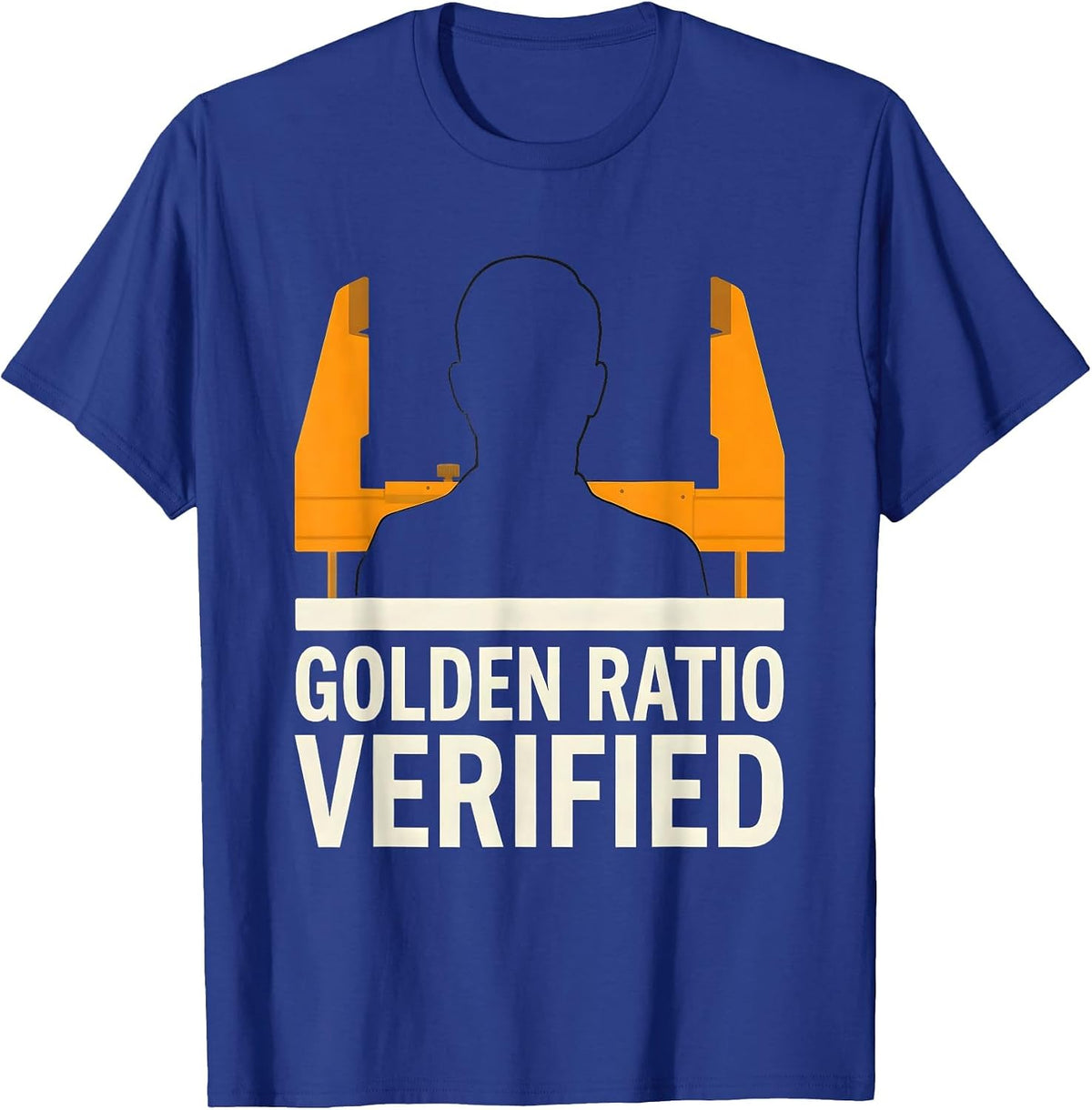 Men's Golden Ratio Verified Math Geometry Enthusiast Sacred T-Shirt - Royal Blue