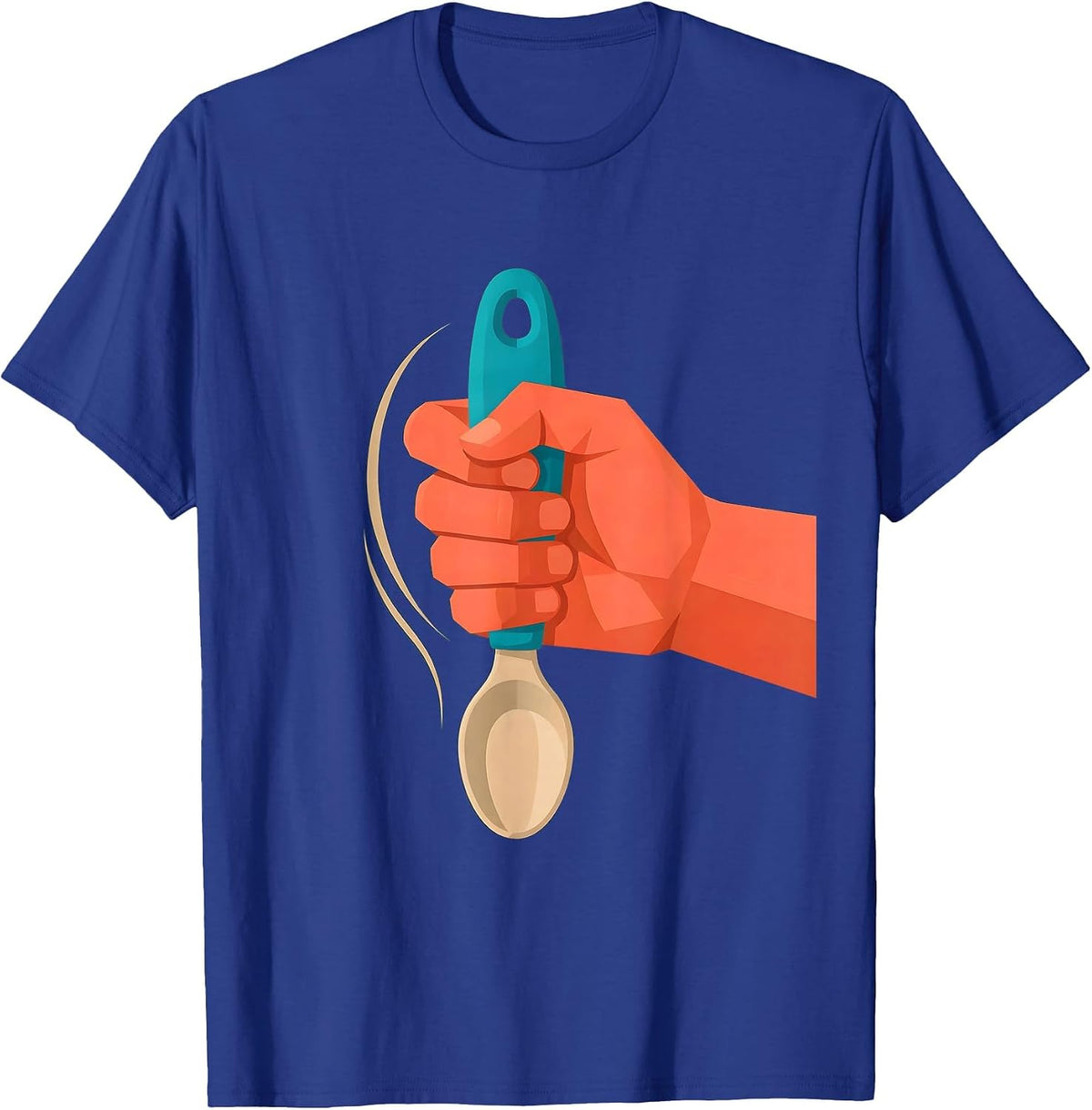 Adaptive Spoon Occupational Therapy Graphic T-Shirt - Royal Blue