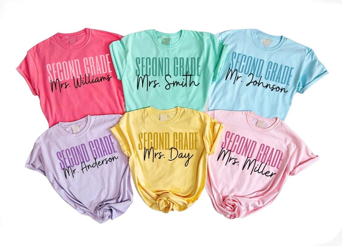 Personalized Teacher Shirt, Shirt Gift for Teacher, Teachers Team T-Shirt, Teachers Gift - N2