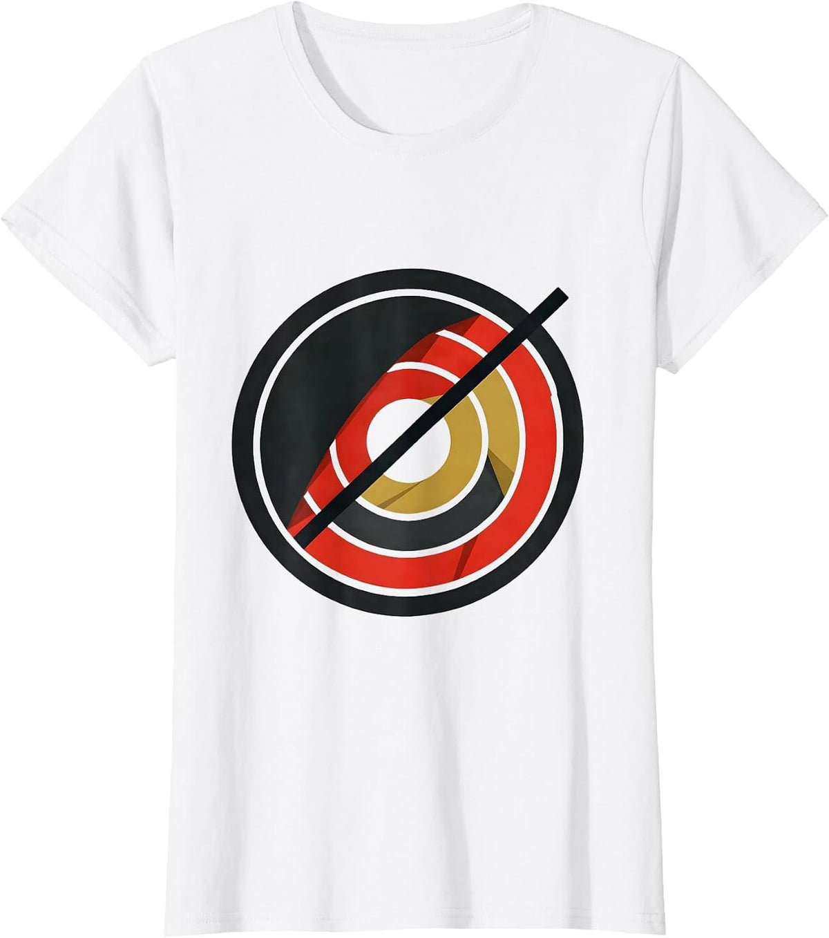Women's Fibonacci Spiral Sacred Geometry Math Enthusiast T-Shirt - White
