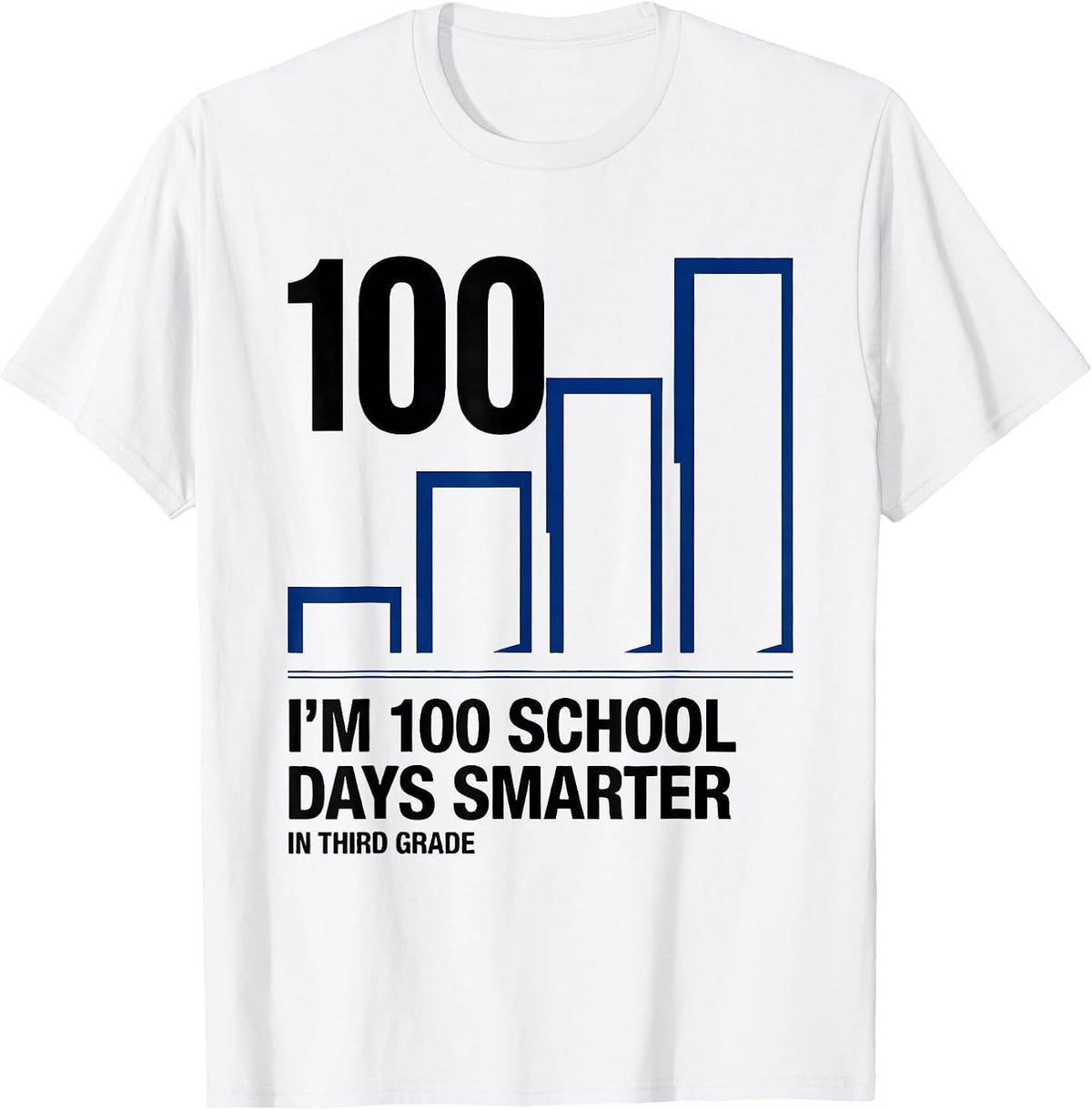 Men's I'm 100 School Days Smarter In Third Grade Teacher T-Shirt - White