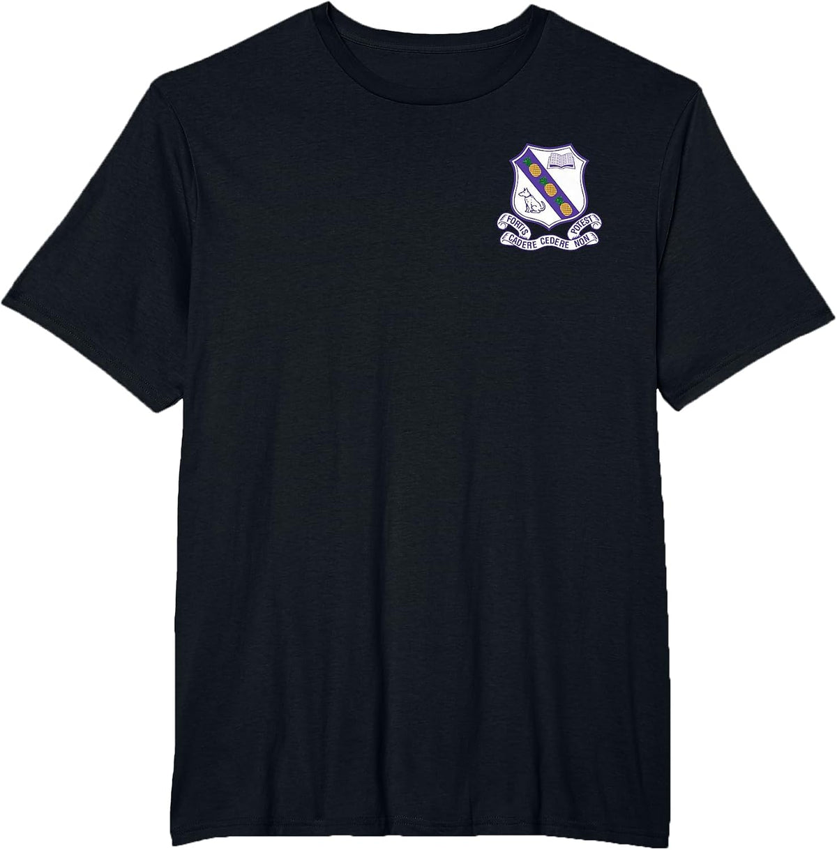 Kingston College Fortis Forever Pocket Logo T-Shirt - Black