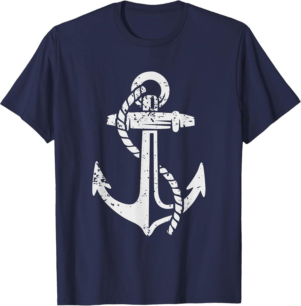 Sailor Costume Boat Anchor Sailing Captain T-Shirt - Navy Blue