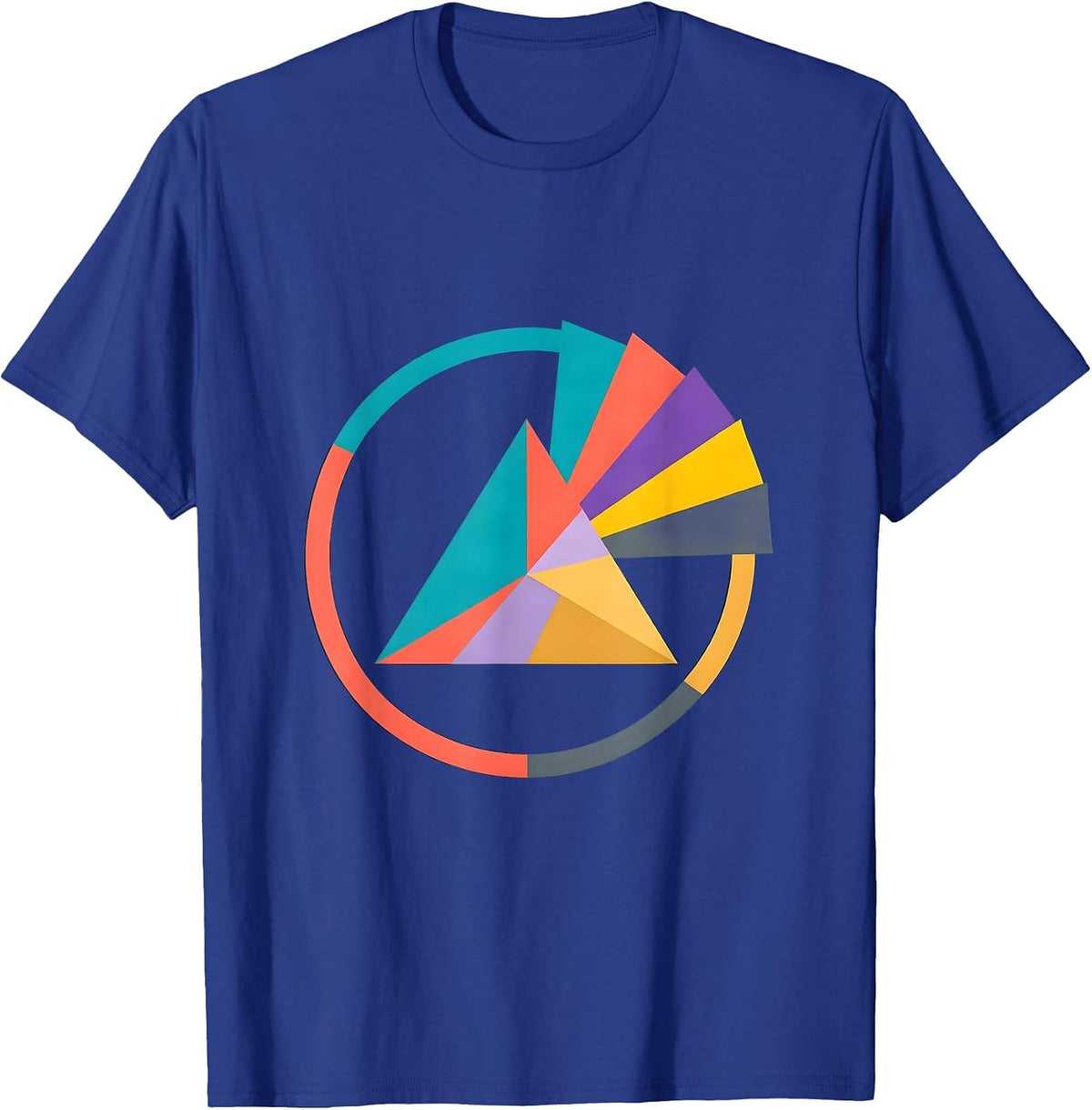 Neurodiversity Prism Infinite Spectrum Design T-Shirt - Royal Blue