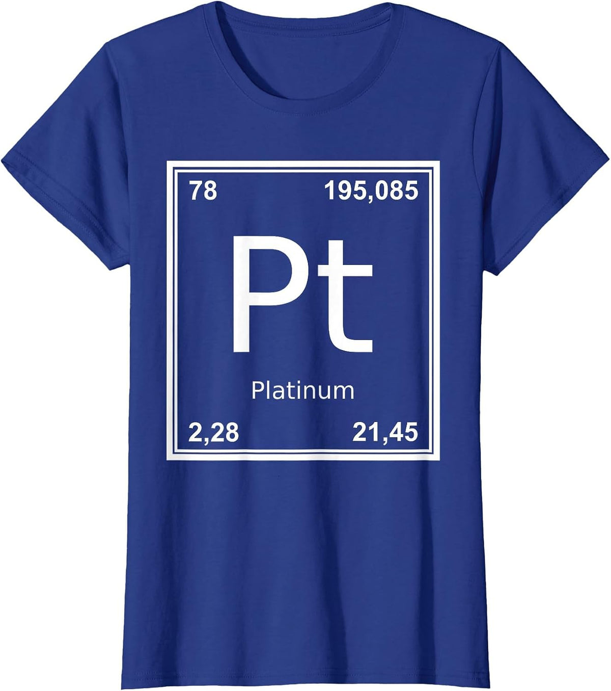 Platinum Symbol Costume T-Shirt - Royal Blue